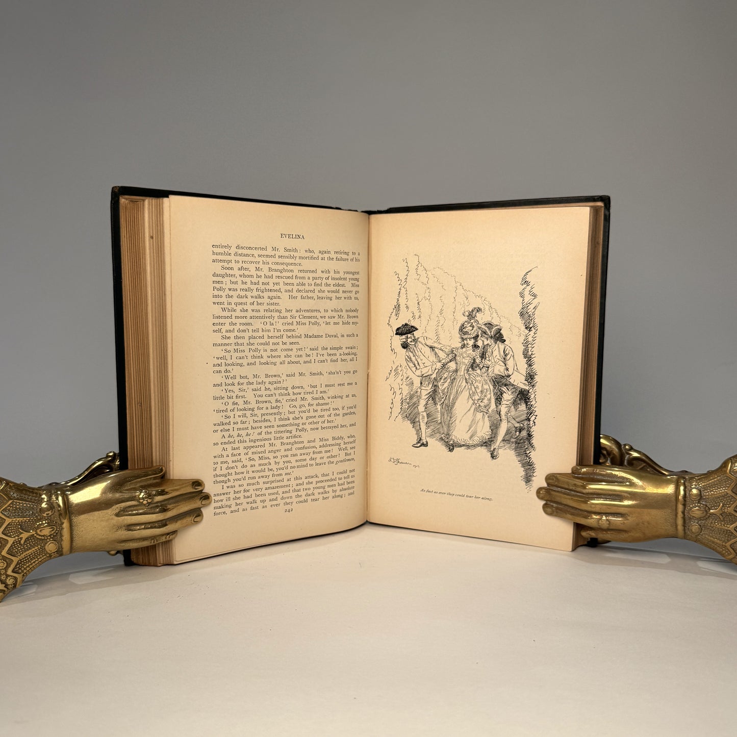 Evelina | Fanny Burney | Illustrated by Hugh Thomson | Macmillan, 1903