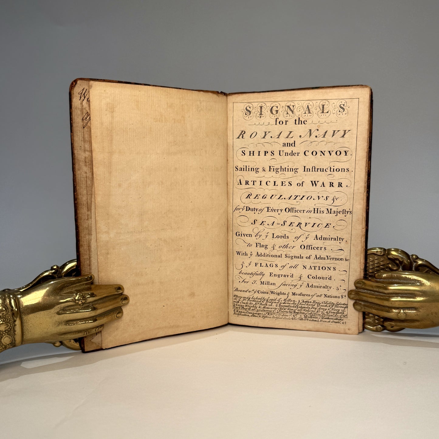 SIGNALS for the ROYAL NAVY and SHIPS Under CONVOY…