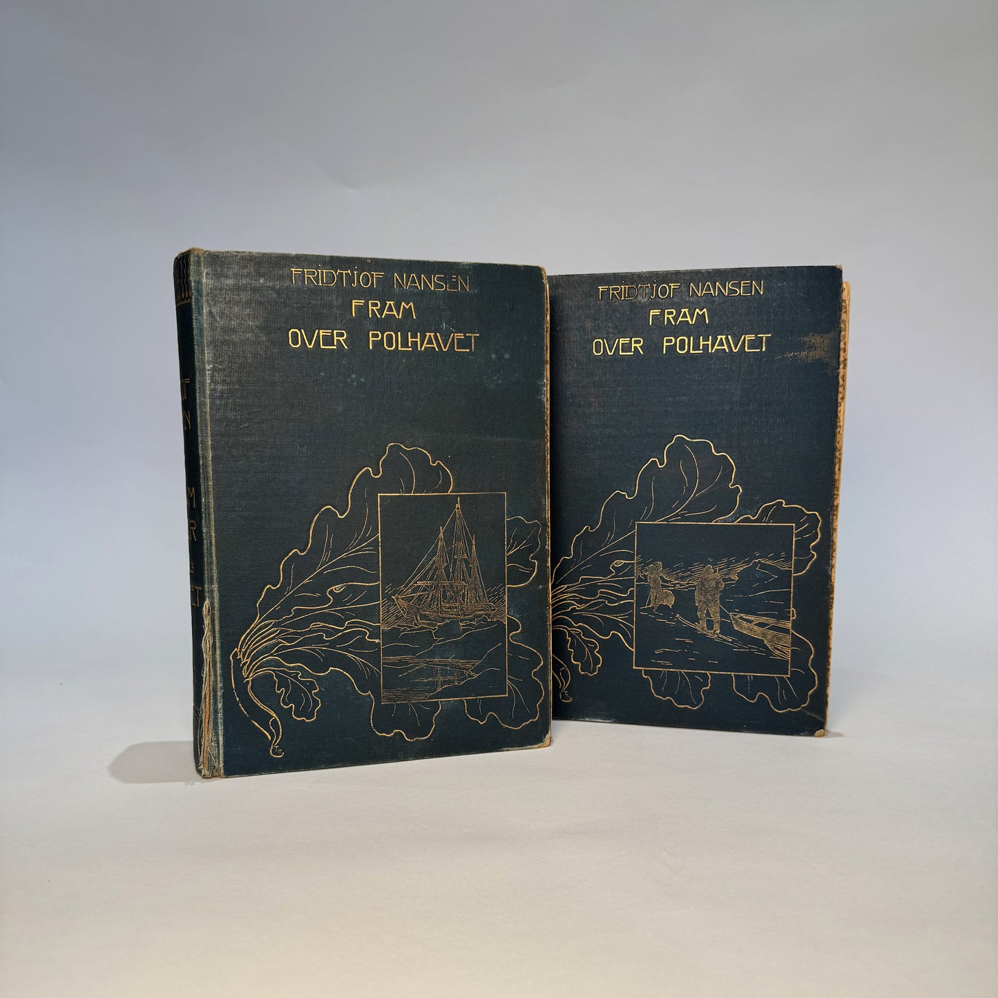 Roald Amundsen’s Signed, Expedition-Carried Copy of Nansen’s Fram over Polhavet (1897)