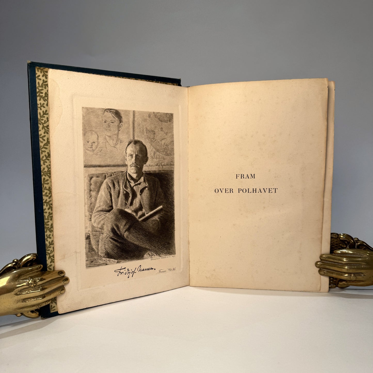Roald Amundsen’s Signed, Expedition-Carried Copy of Nansen’s Fram over Polhavet (1897)