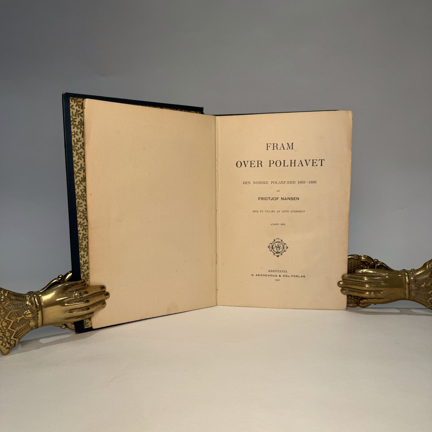 Roald Amundsen’s Signed, Expedition-Carried Copy of Nansen’s Fram over Polhavet (1897)