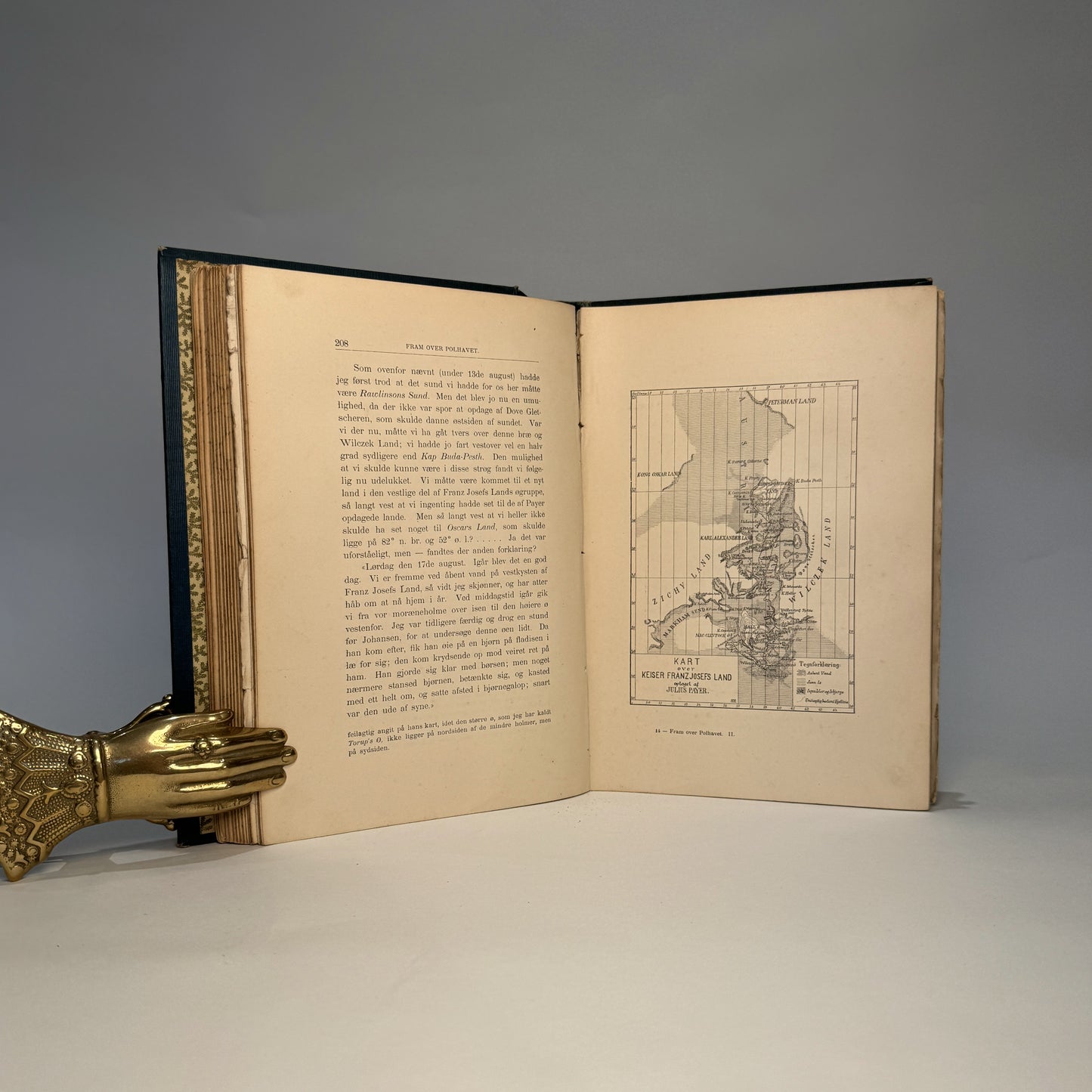 Roald Amundsen’s Signed, Expedition-Carried Copy of Nansen’s Fram over Polhavet (1897)