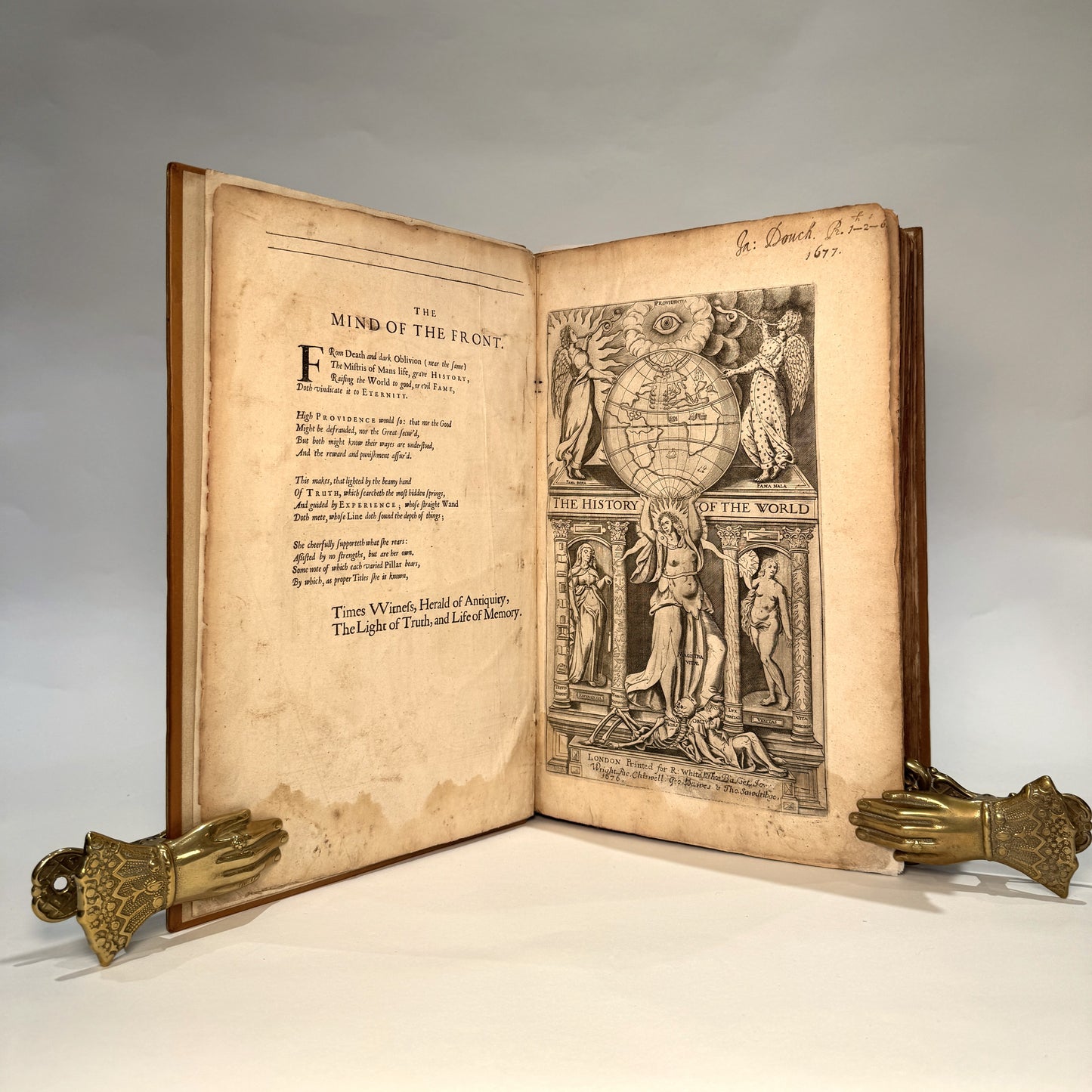 Sir Walter Raleigh - The History of the World, in Five Books (1677)