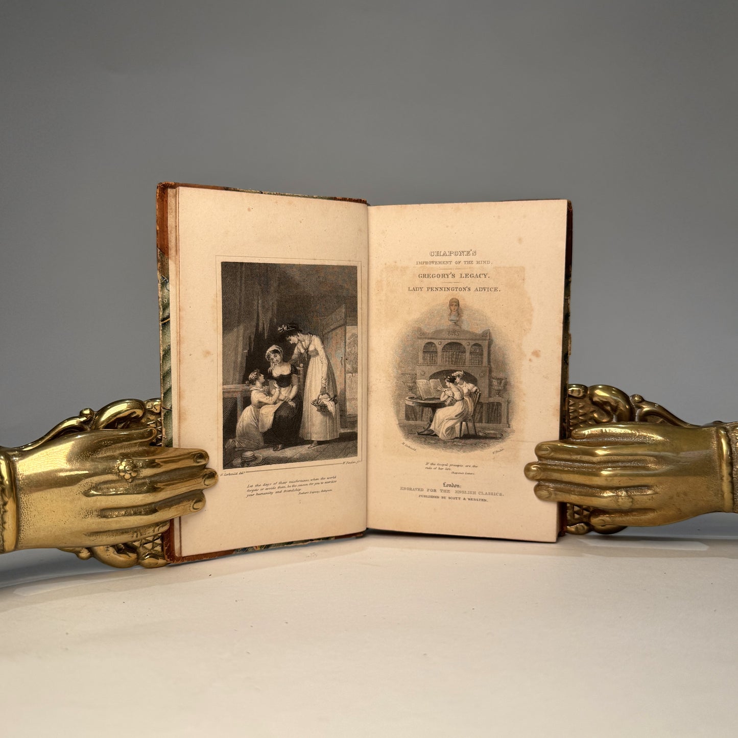 Letters on the Improvement of the Mind; Dr. Gregory’s Legacy to His Daughters; and Lady Pennington’s Advice to Her Absent Daughters - Chapone, Mrs.