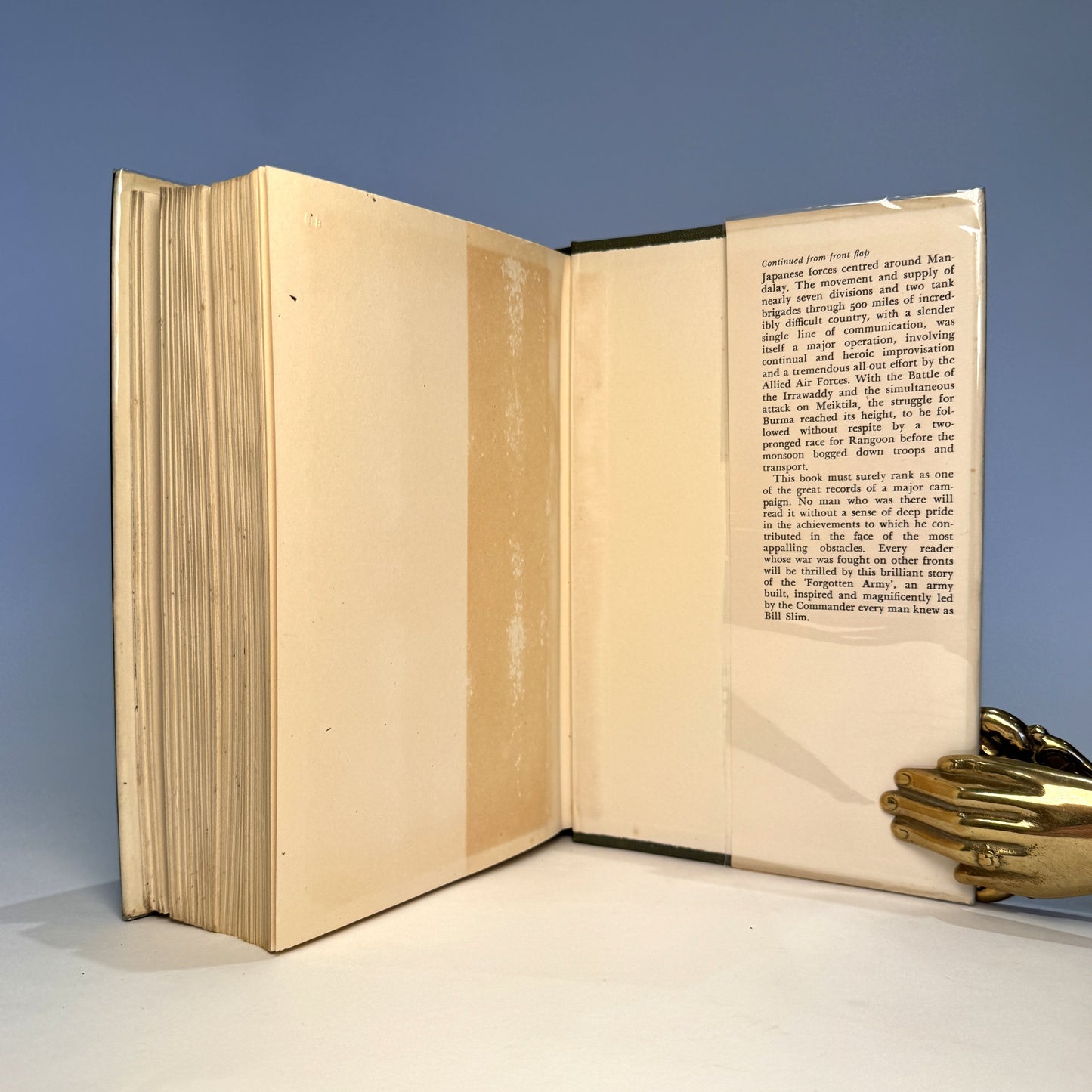 Defeat Into Victory - Field-Marshal Sir William Slim - Exceptional Dust Jacket