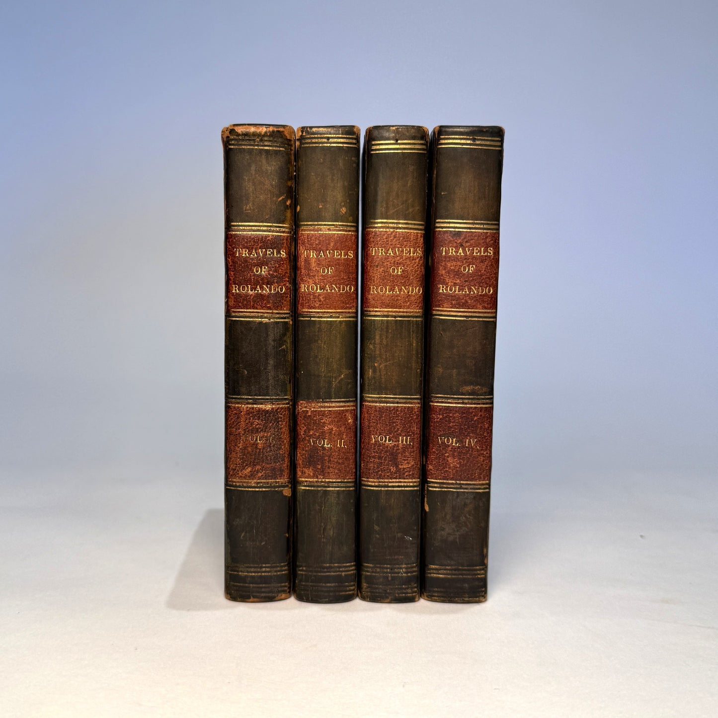 Travels of Rolando by L.F Jauffret. 1808 - Complete in Four Volumes - With Map of Africa