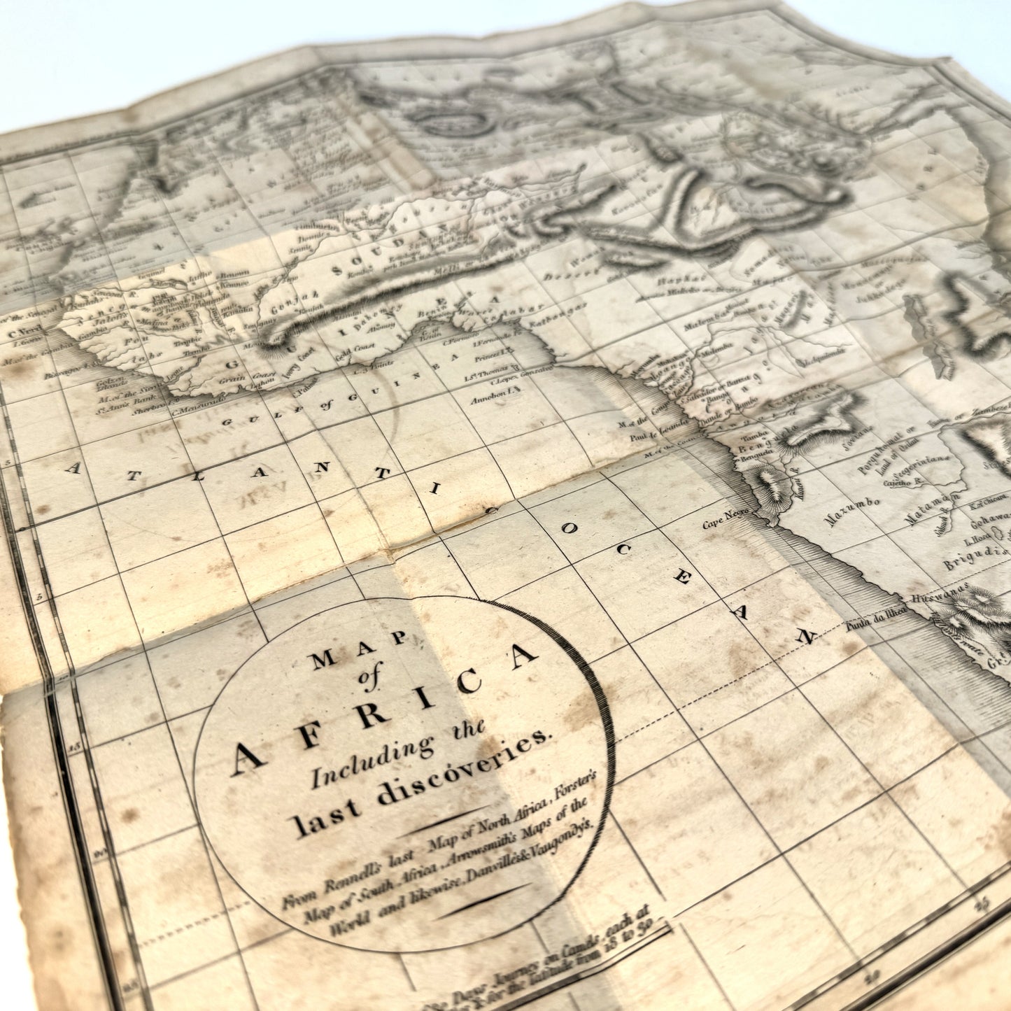 Travels of Rolando by L.F Jauffret. 1808 - Complete in Four Volumes - With Map of Africa