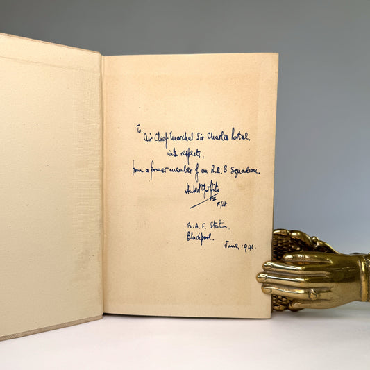 R.A.F. Occasions by Hubert Griffith - First Edition Presentation Copy to Air Chief Marshal Sir Charles Portal, with Portal’s Own Wartime Annotations