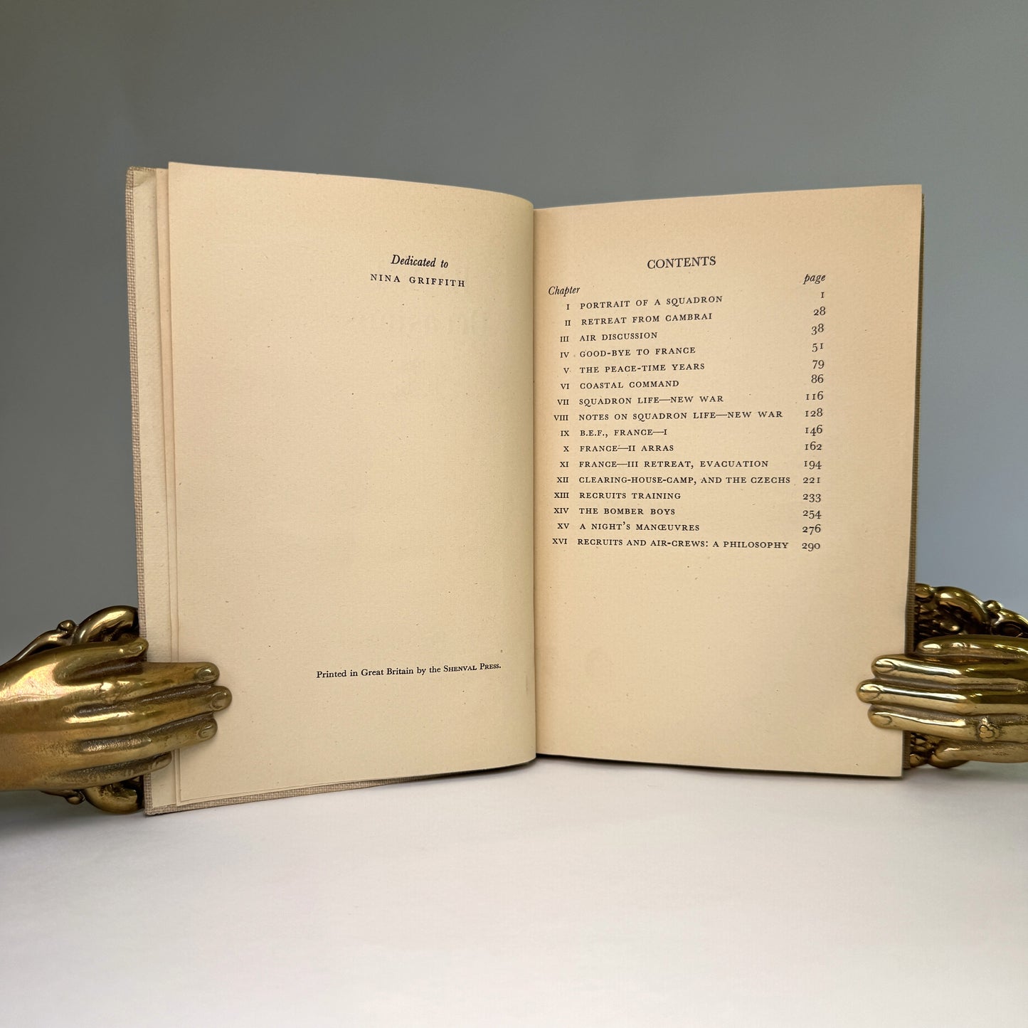 R.A.F. Occasions by Hubert Griffith - First Edition Presentation Copy to Air Chief Marshal Sir Charles Portal, with Portal’s Own Wartime Annotations