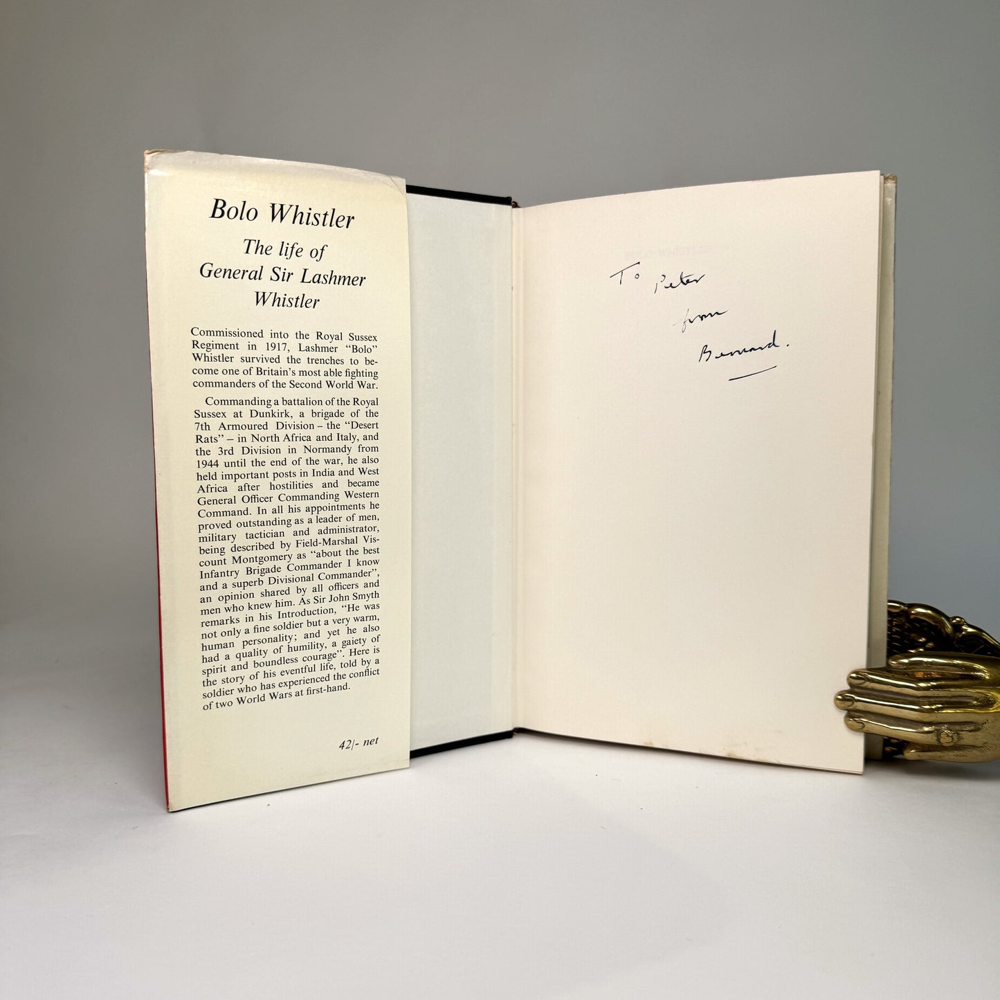 Bolo Whistler - Montgomery to Lord Portal Presentation Copy, CIGS to Wartime Air Chief