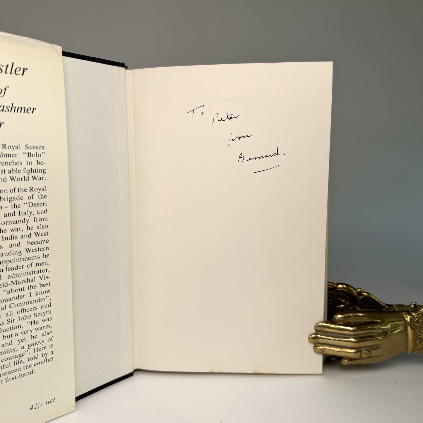Bolo Whistler - Montgomery to Lord Portal Presentation Copy, CIGS to Wartime Air Chief