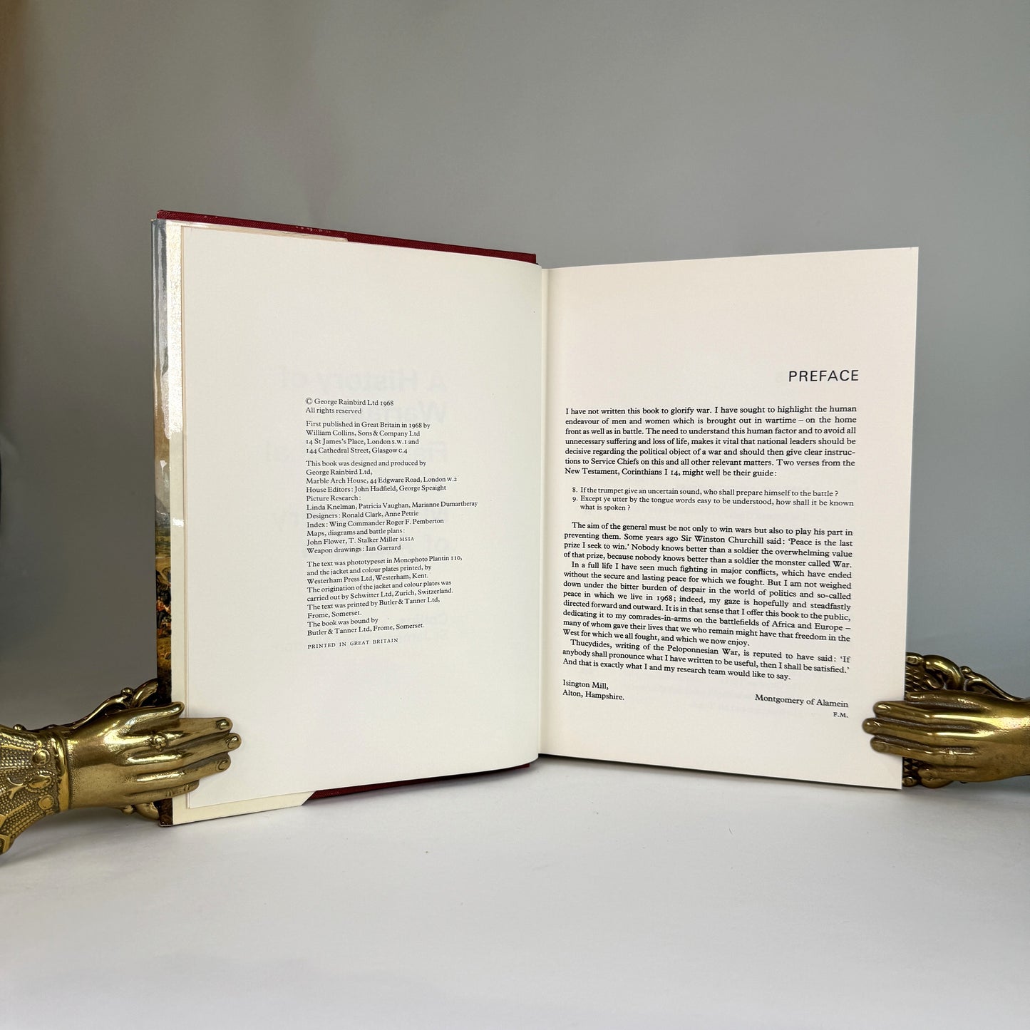 A History of Warfare - Montgomery - Sir George Edwards to Lord Portal Presentation Copy