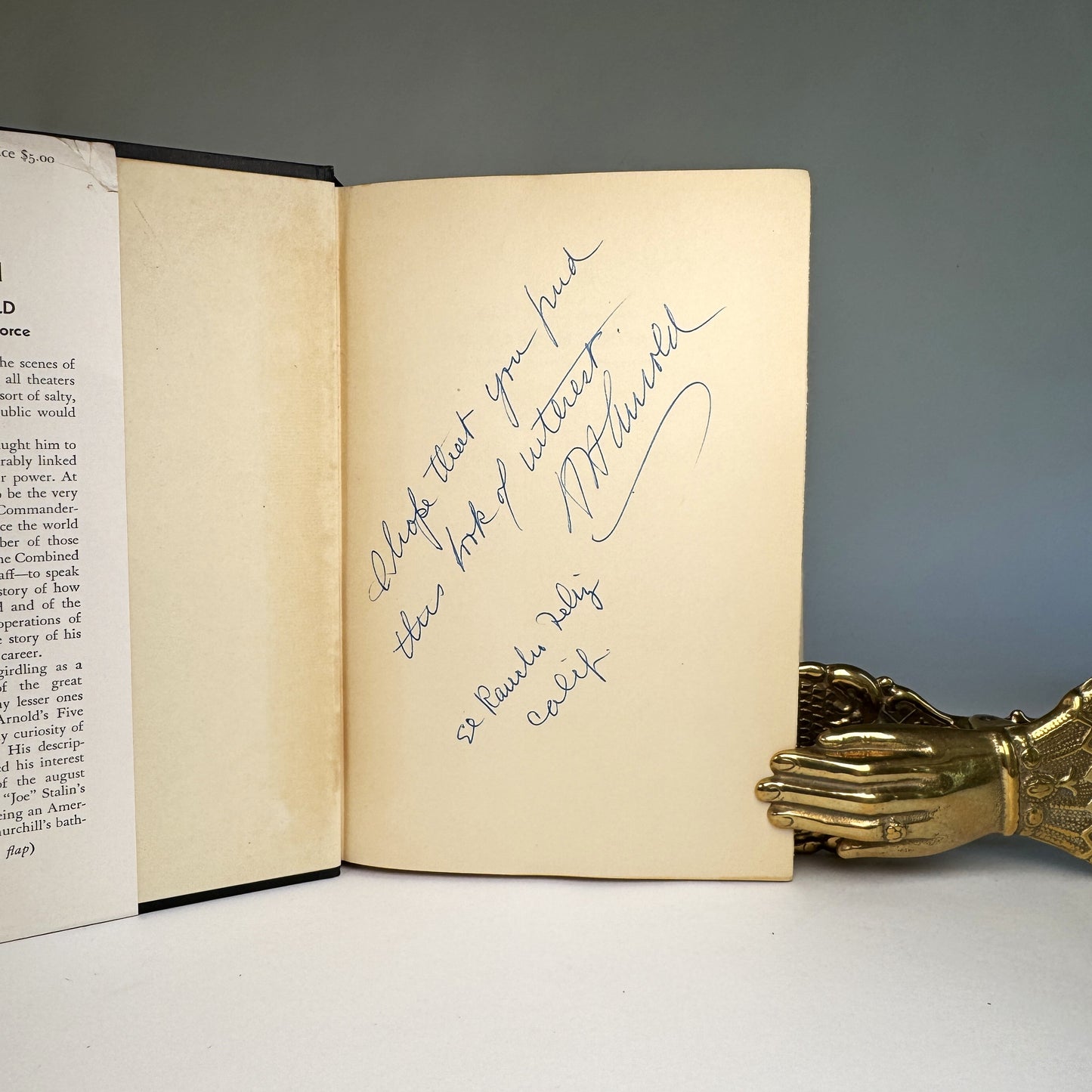 Global Mission - H. H. Arnold Presentation Copy to Wartime Air Chief Lord Portal