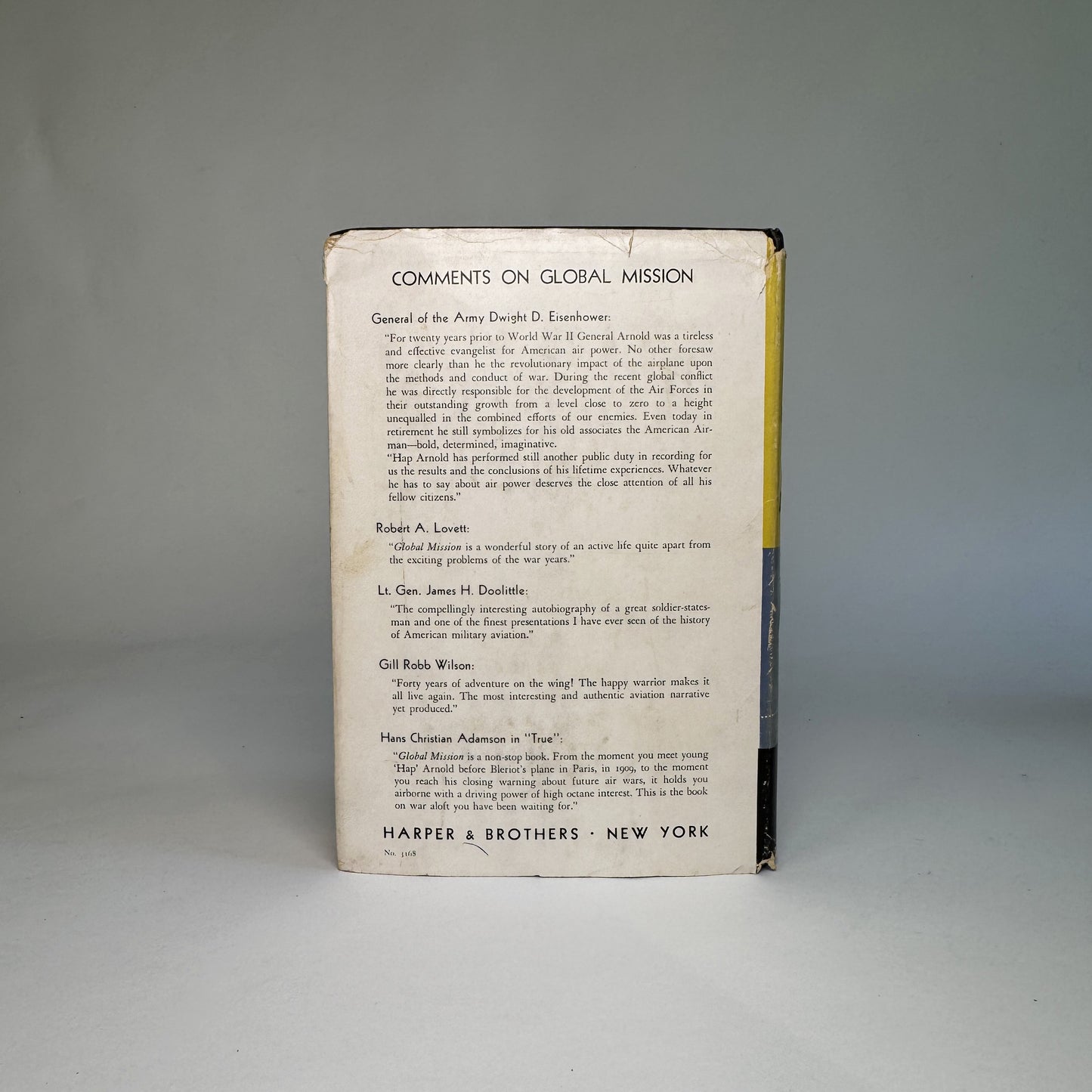 Global Mission - H. H. Arnold Presentation Copy to Wartime Air Chief Lord Portal