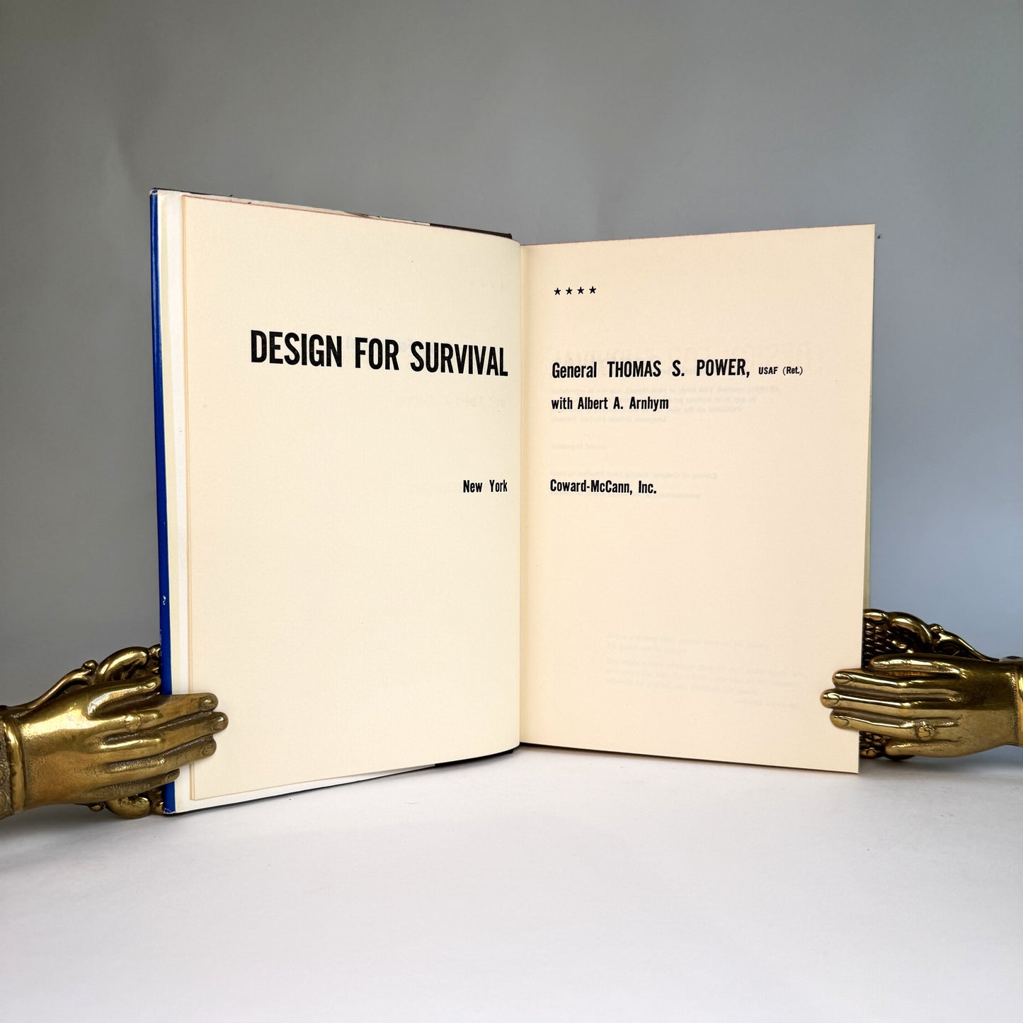 General Power to Air Marshal Portal - Design for Survival, Inscribed Cold War Nuclear Strategy
