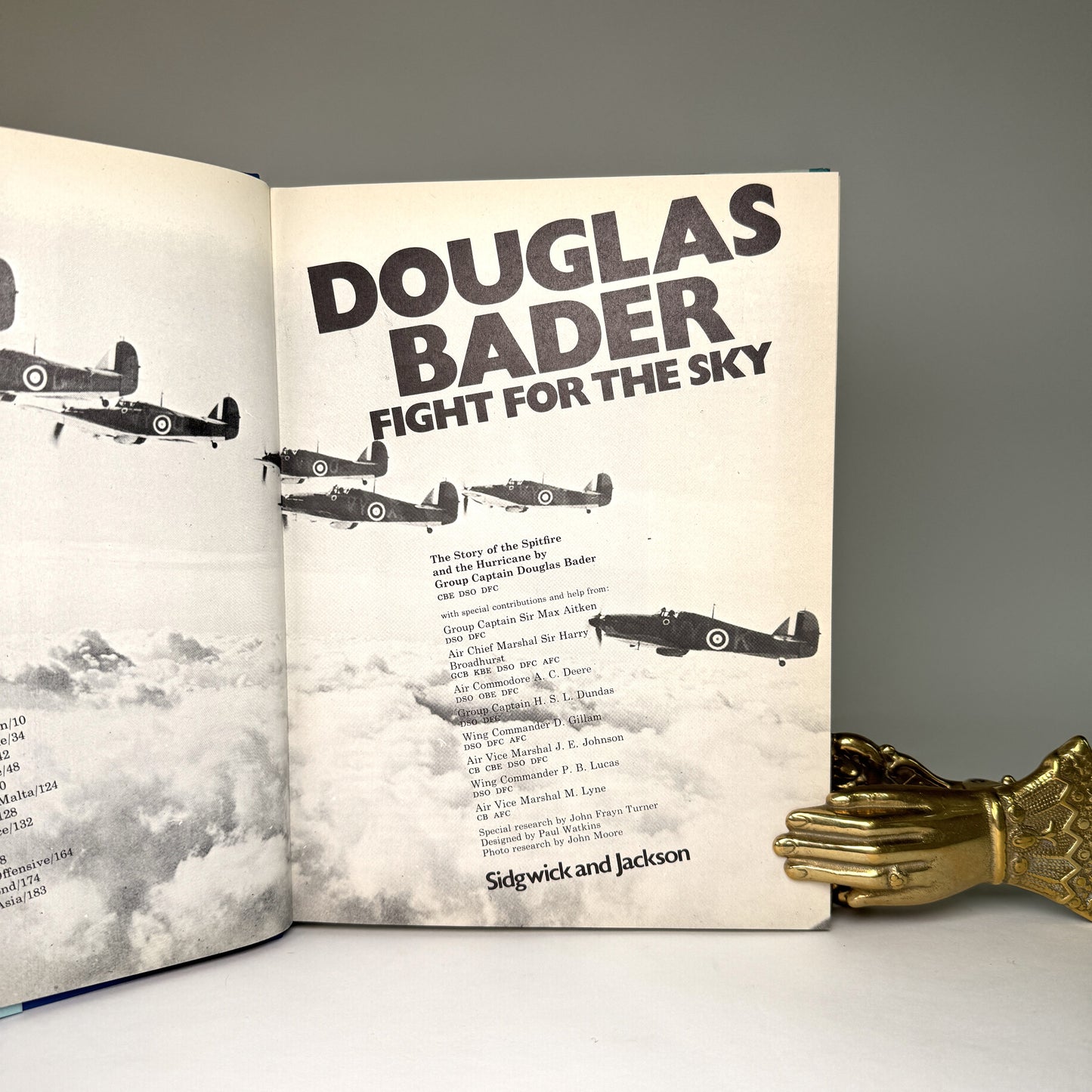 Douglas Bader’s Fight for the Sky, Signed, from the Library of Air Marshal Lord Portal