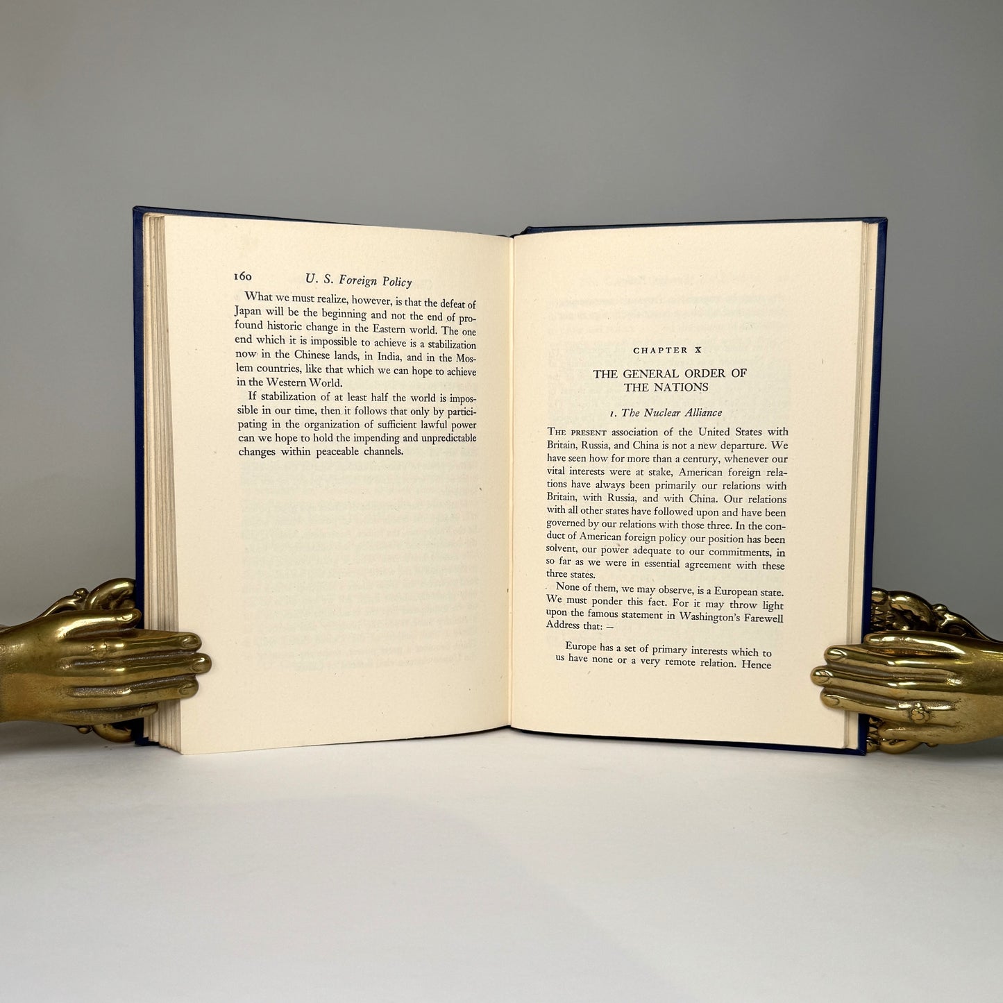 U. S. Foreign Policy: Shield of the Republic - Walter Lippmann - Presentation Copy to Air Chief Marshal Lord Portal