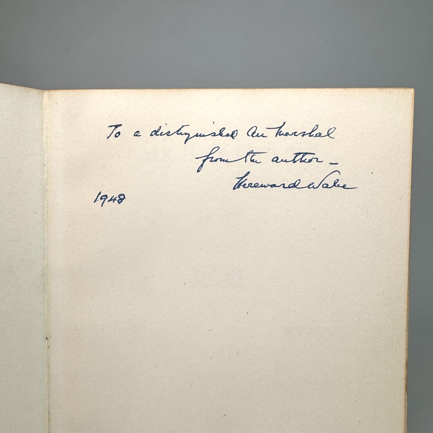 Wake, Laugh With Me - Presentation Copy to Marshal of the RAF Lord Portal, Privately Printed