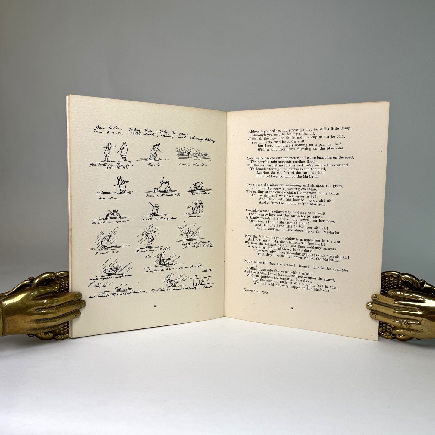 Wake, Laugh With Me - Presentation Copy to Marshal of the RAF Lord Portal, Privately Printed