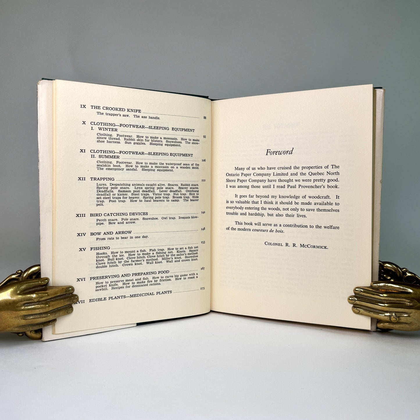 Paul Provencher I Live in the Woods - Presentation Copy to Lord Portal