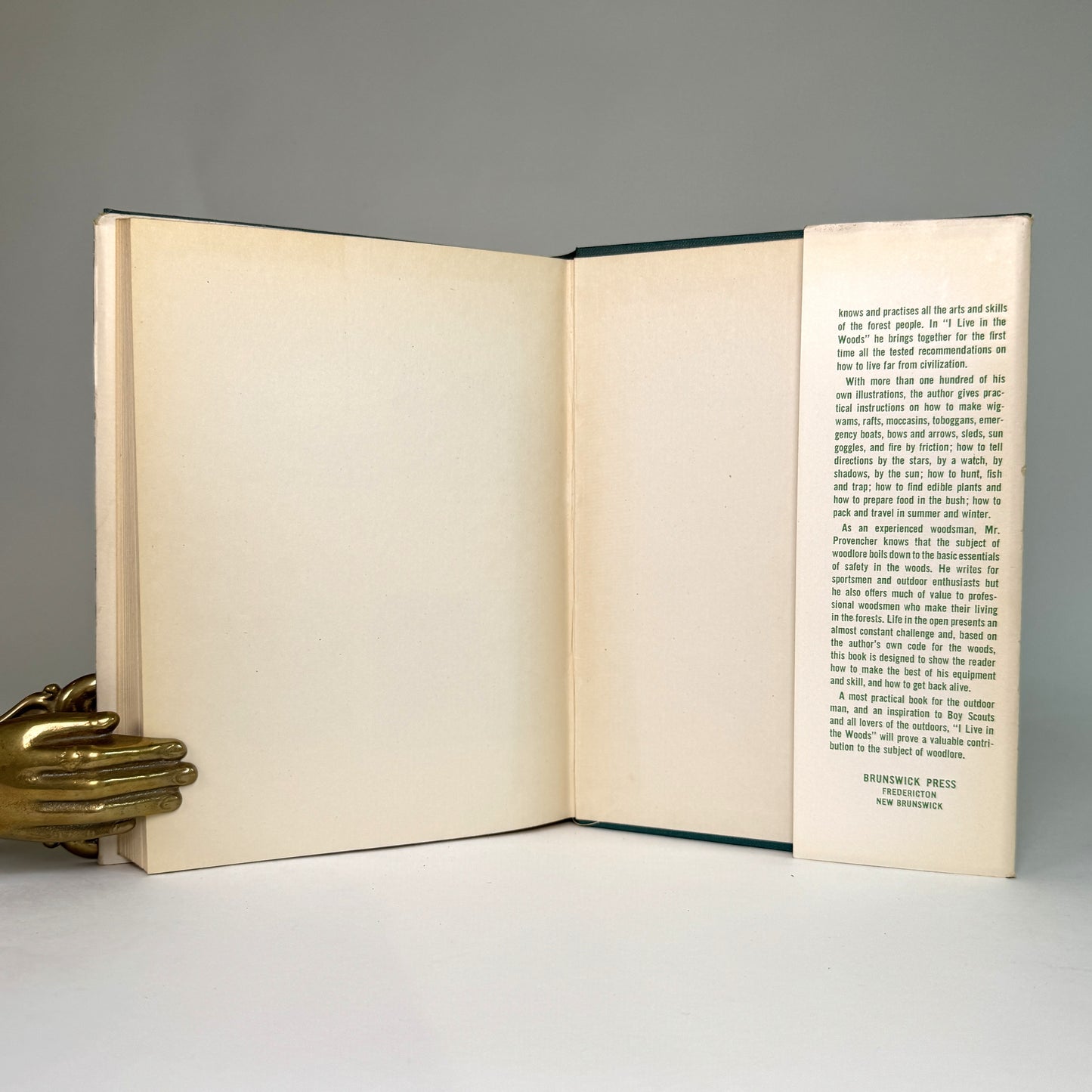 Paul Provencher I Live in the Woods - Presentation Copy to Lord Portal