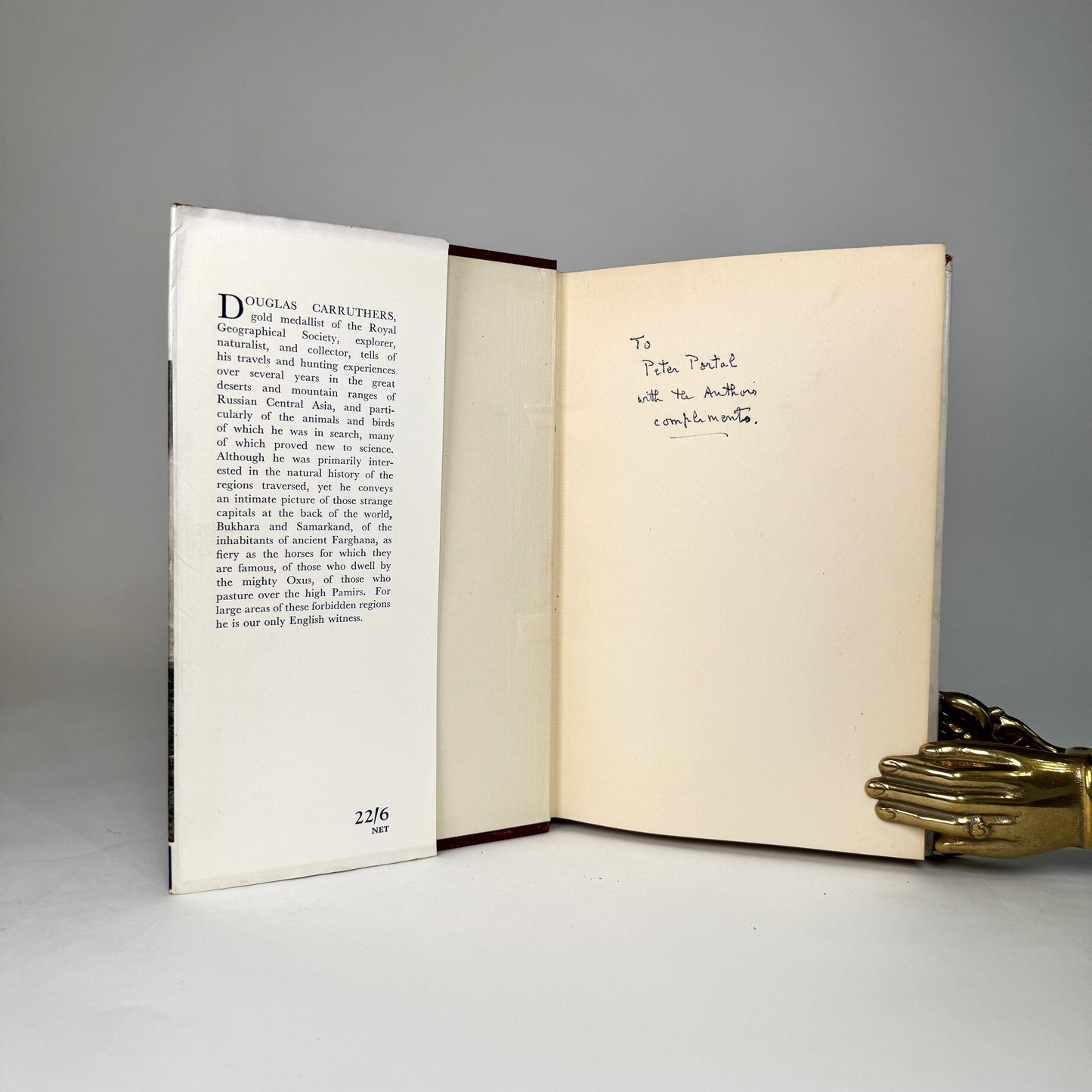 Beyond the Caspian - Presentation Copy from Carruthers to Air Marshal Portal