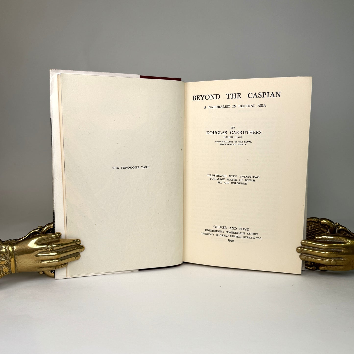 Beyond the Caspian - Presentation Copy from Carruthers to Air Marshal Portal