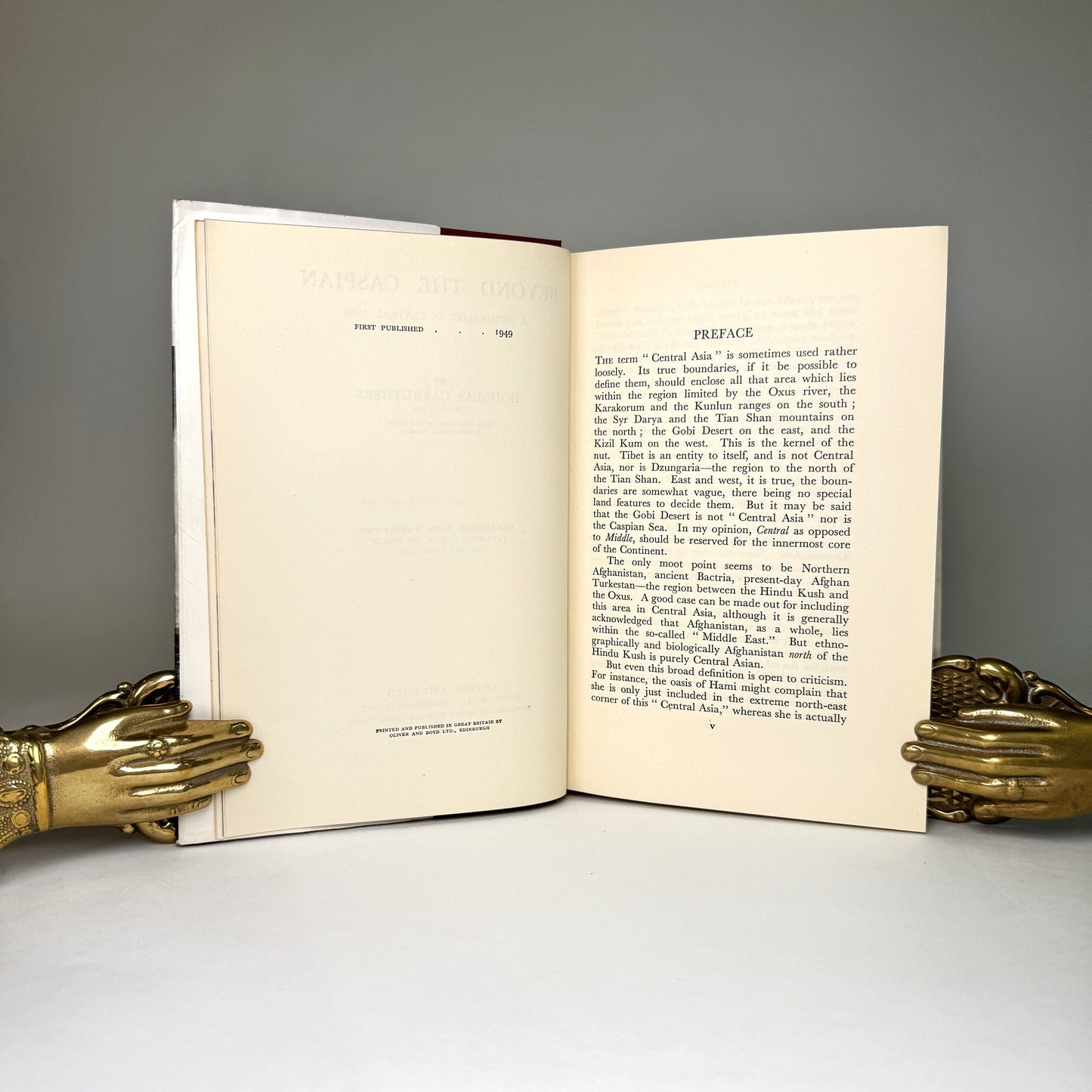Beyond the Caspian - Presentation Copy from Carruthers to Air Marshal Portal