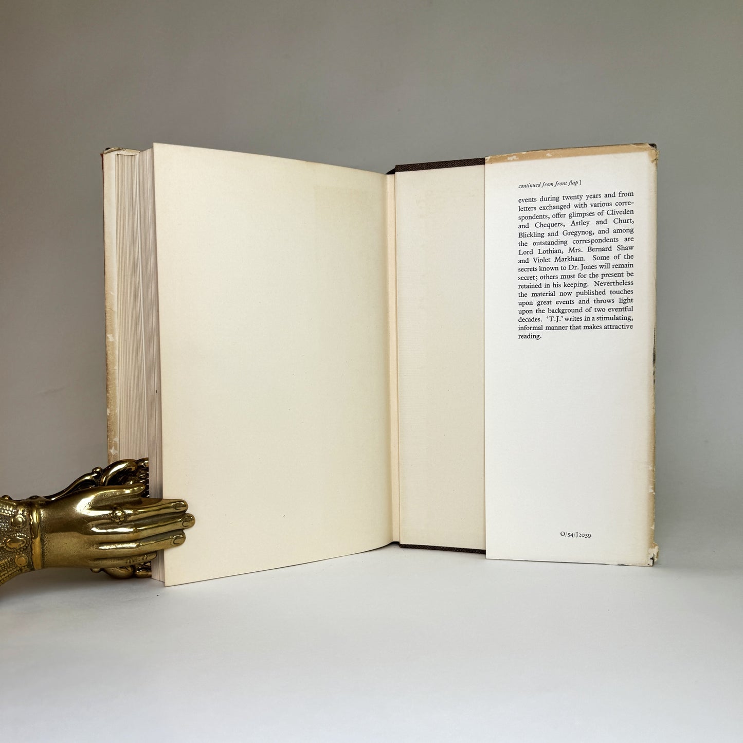 A Diary with Letters 1931-1950 - Lord Portal’s Signed Copy of a Whitehall Insider’s Memoir