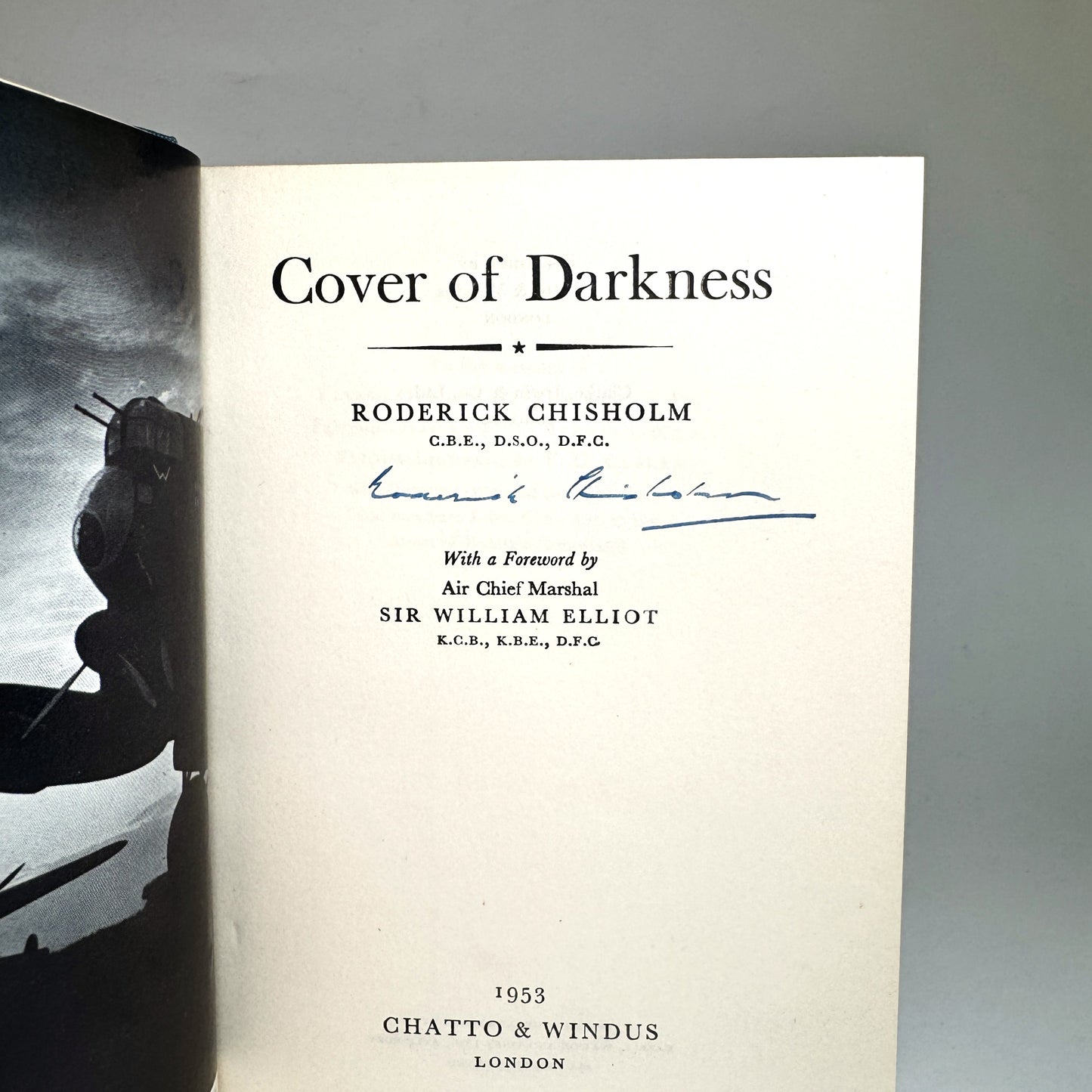 Cover of Darkness by Roderick Chisholm - Signed Copy from Lord Portal’s Library