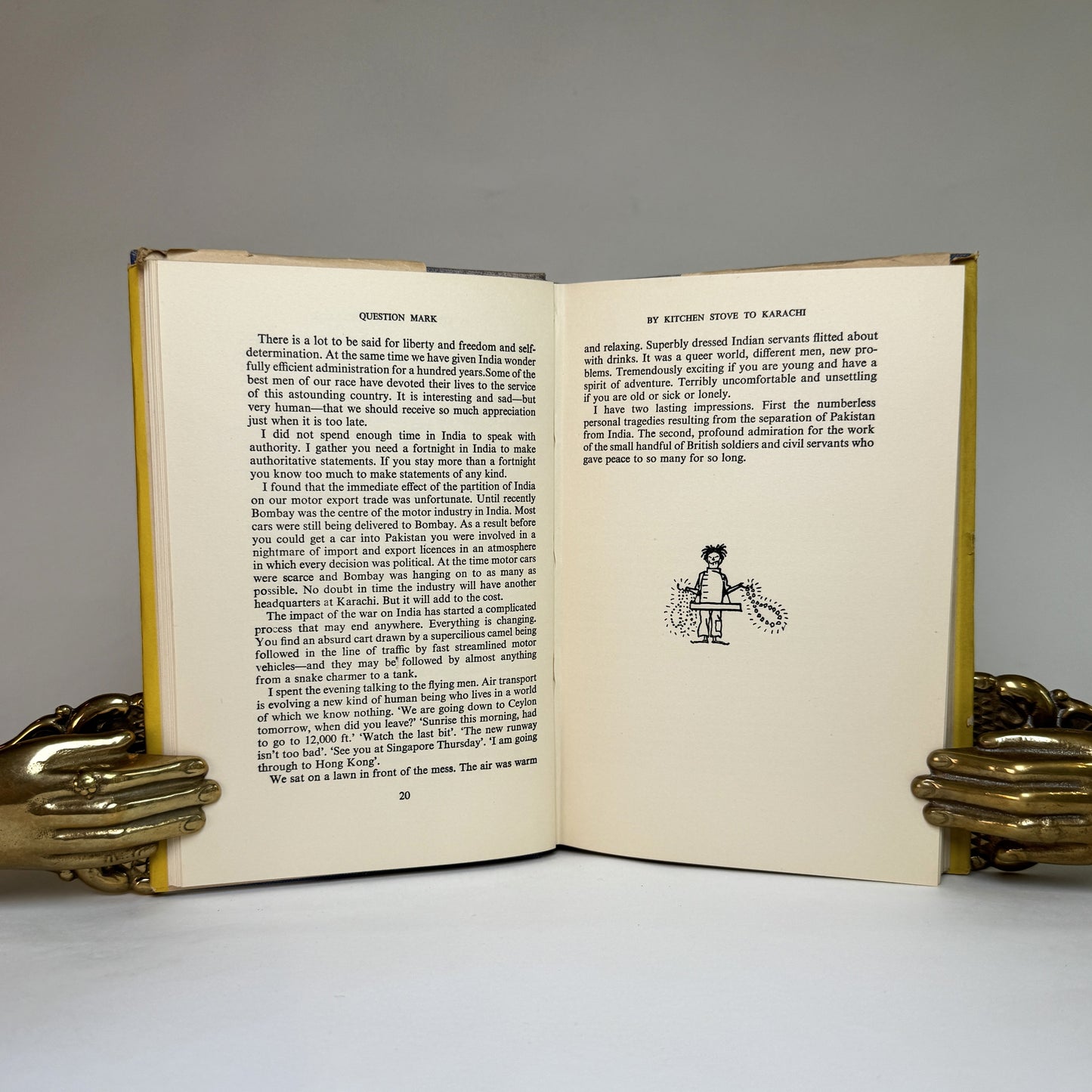 Donald McCullough Question Mark - Presentation Copy to Lord and Lady Portal