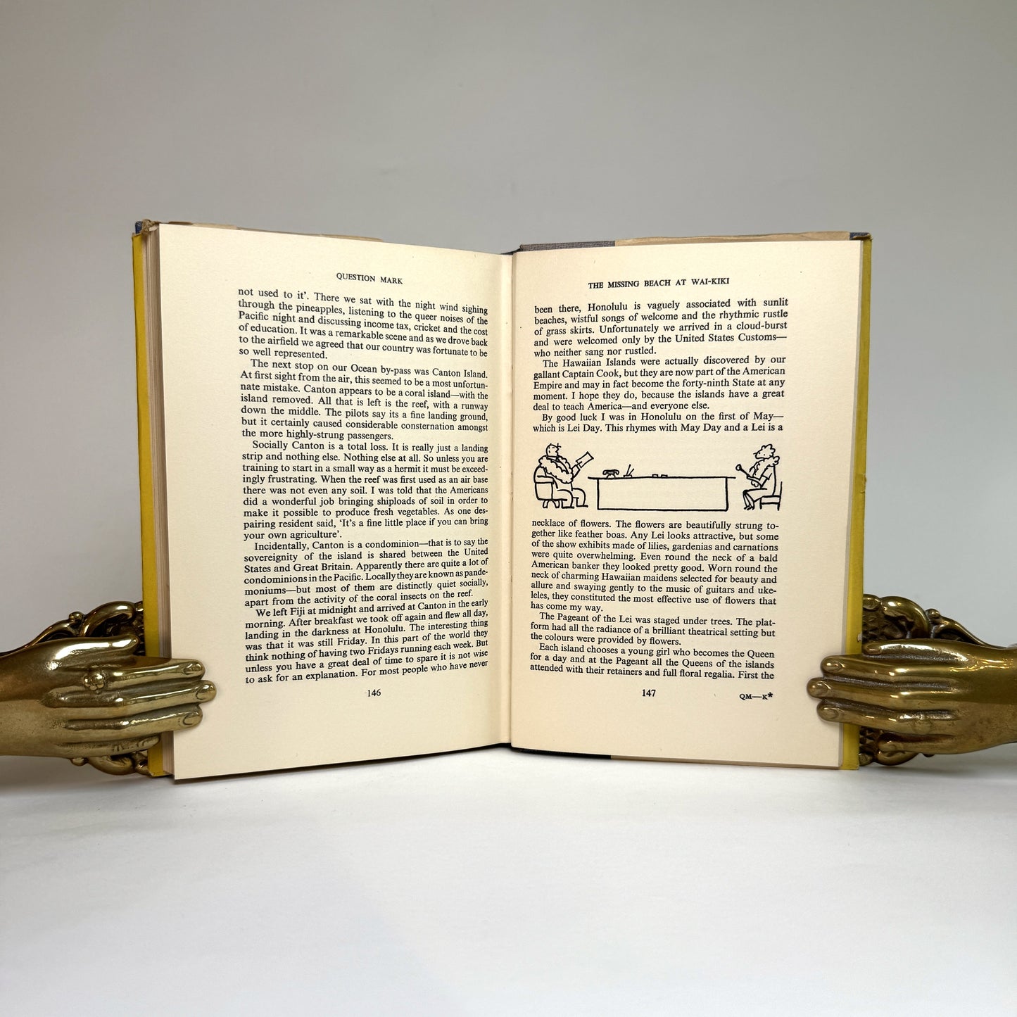 Donald McCullough Question Mark - Presentation Copy to Lord and Lady Portal