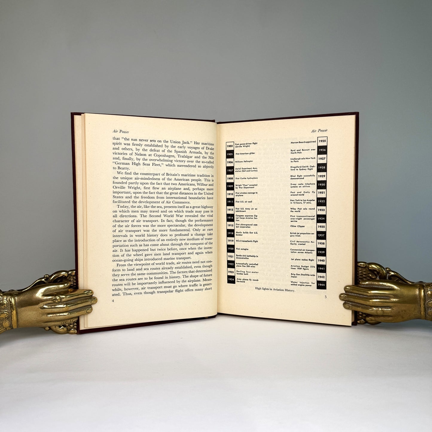 Air Power for Peace - Eugene E. Wilson, Signed Copy from Lord Portal’s Private Collection