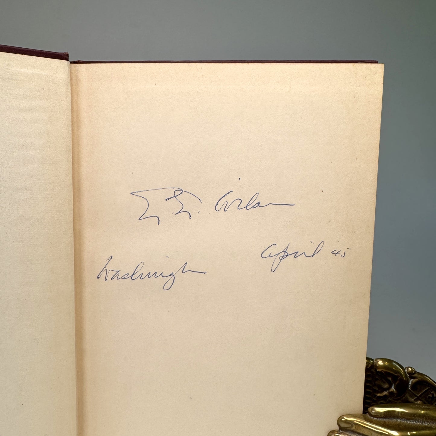 Air Power for Peace - Eugene E. Wilson, Signed Copy from Lord Portal’s Private Collection