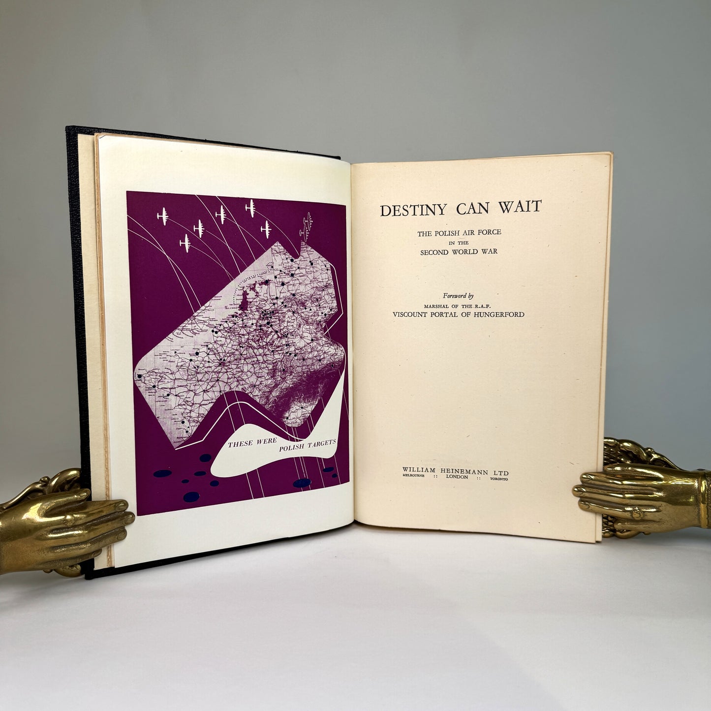 Destiny Can Wait - The Polish Air Force’s Presentation Copy to Lord Portal, with Polish Pilots’ Memorial Speech