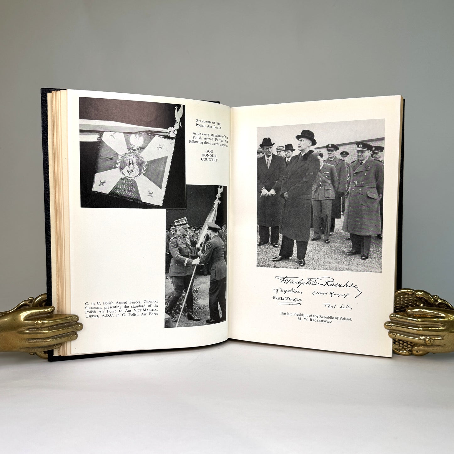 Destiny Can Wait - The Polish Air Force’s Presentation Copy to Lord Portal, with Polish Pilots’ Memorial Speech