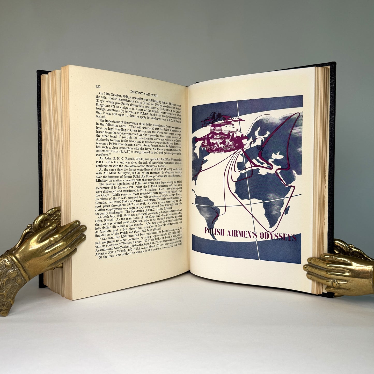 Destiny Can Wait - The Polish Air Force’s Presentation Copy to Lord Portal, with Polish Pilots’ Memorial Speech