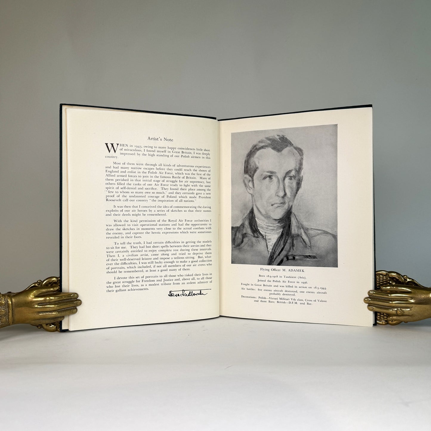 Album of Polish Airmen - Author’s Presentation Copy to Lord Portal, Wartime Head of the RAF