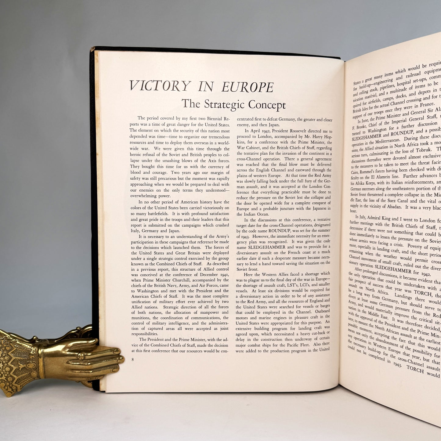 General George C. Marshall’s U.S. Army Chief of Staff Report - Lord Portal’s High-Command Copy