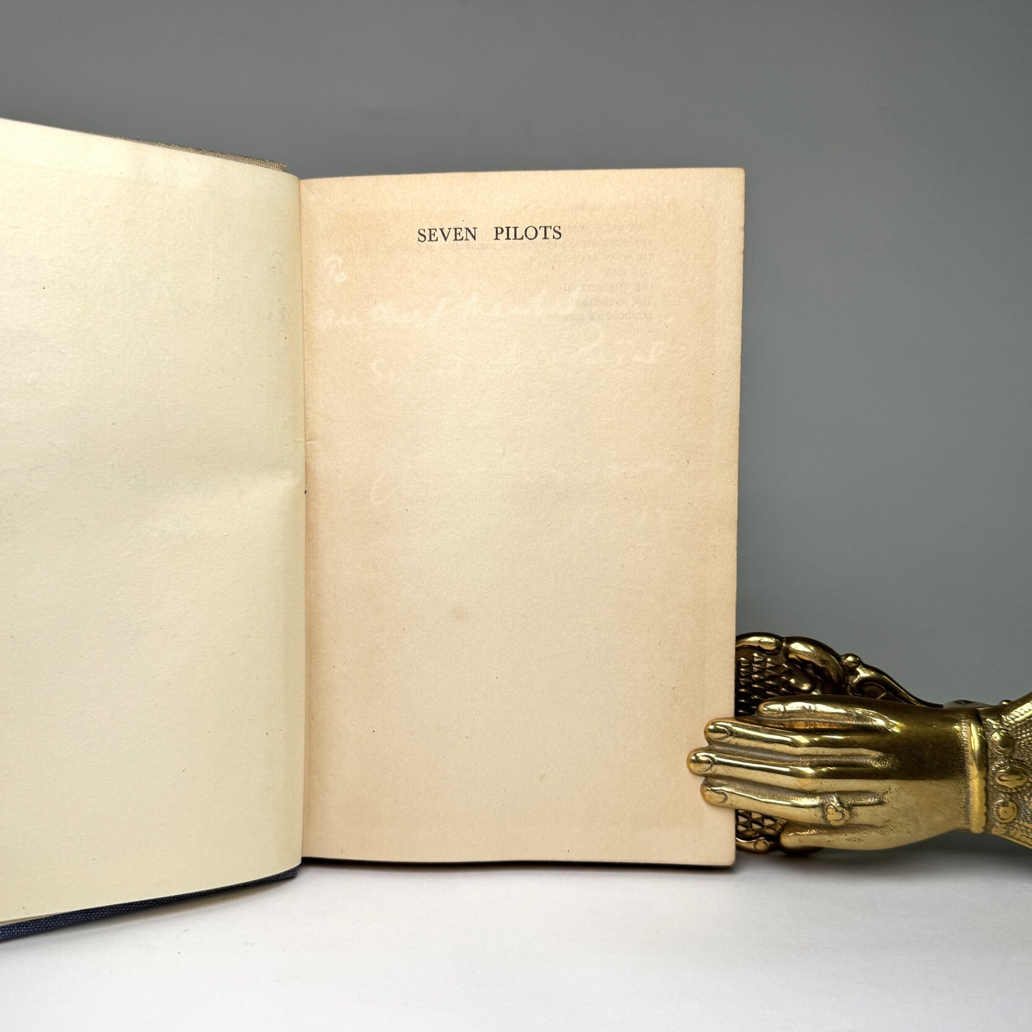 Seven Pilots - Charles Graves Presentation Copy to Air Chief Marshal Portal