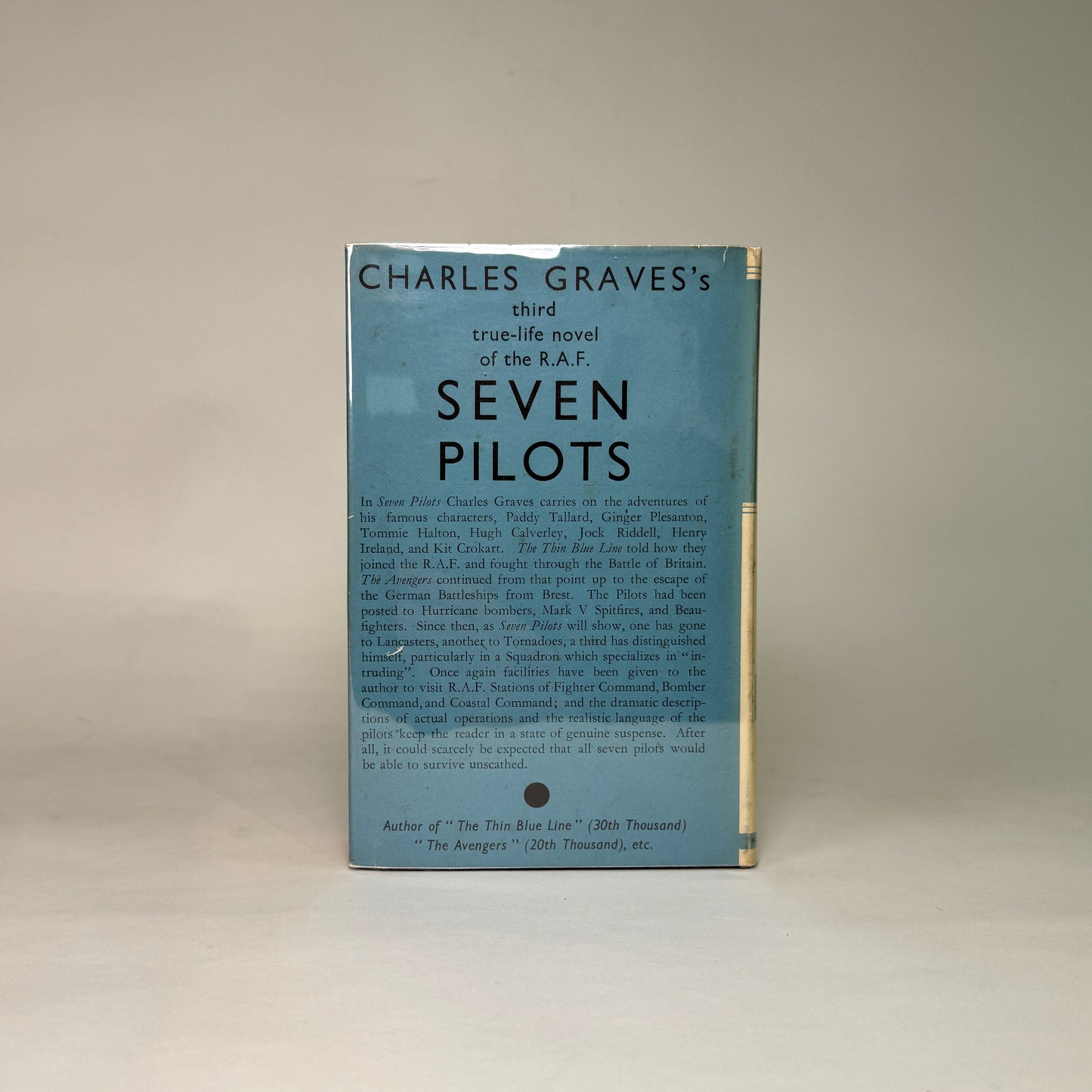 Seven Pilots - Charles Graves Presentation Copy to Air Chief Marshal Portal