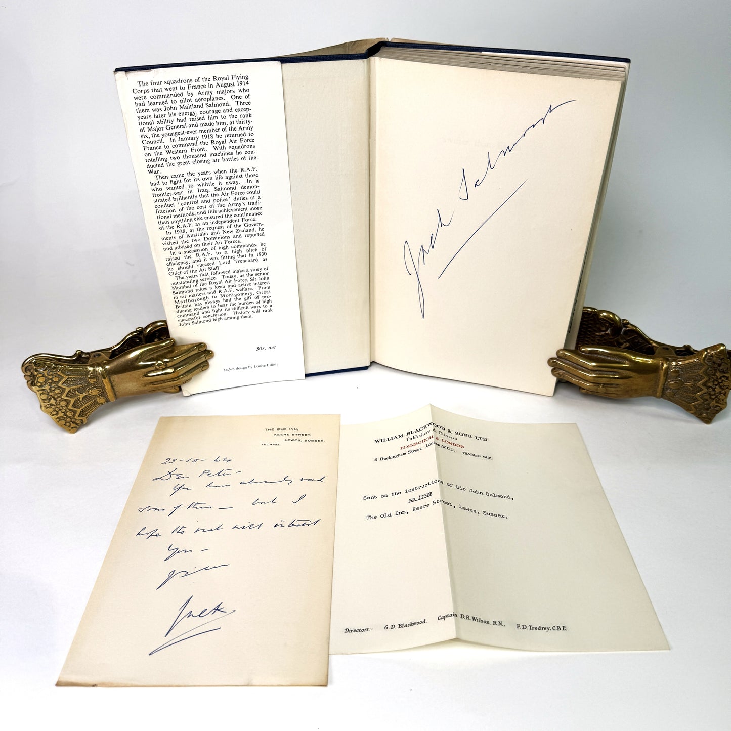 Swifter than Eagles: Sir John Salmond’s Presentation Copy to Viscount Portal of Hungerford
