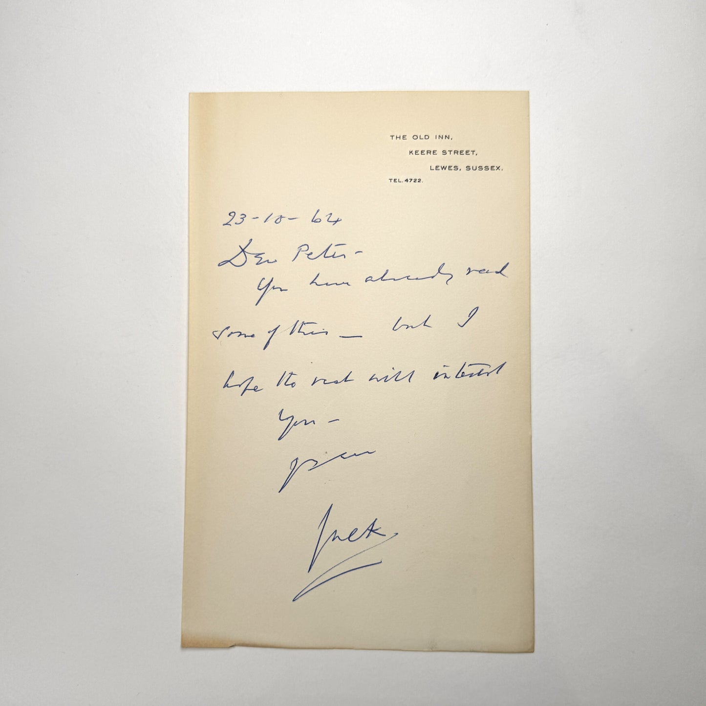 Swifter than Eagles: Sir John Salmond’s Presentation Copy to Viscount Portal of Hungerford