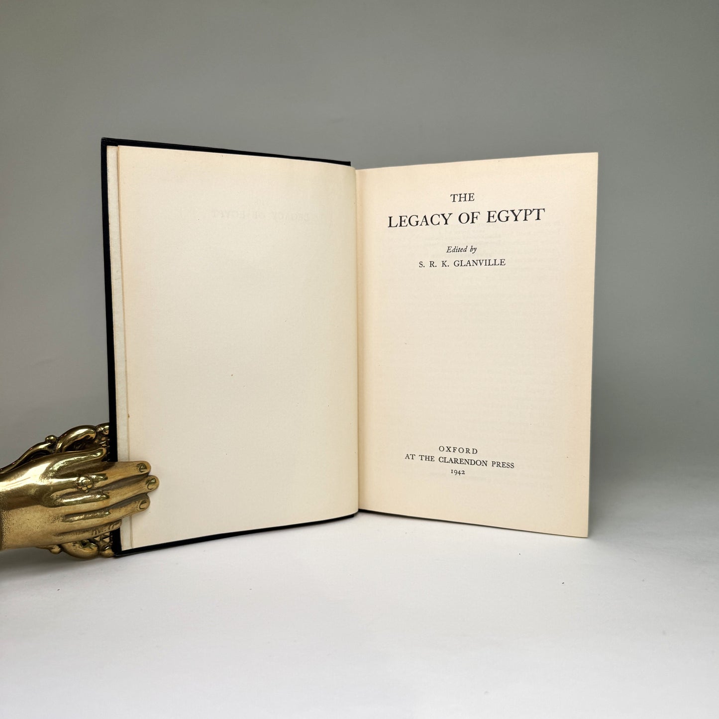 The Legacy of Egypt - Glanville Presentation Copy to Air Chief Marshal Portal