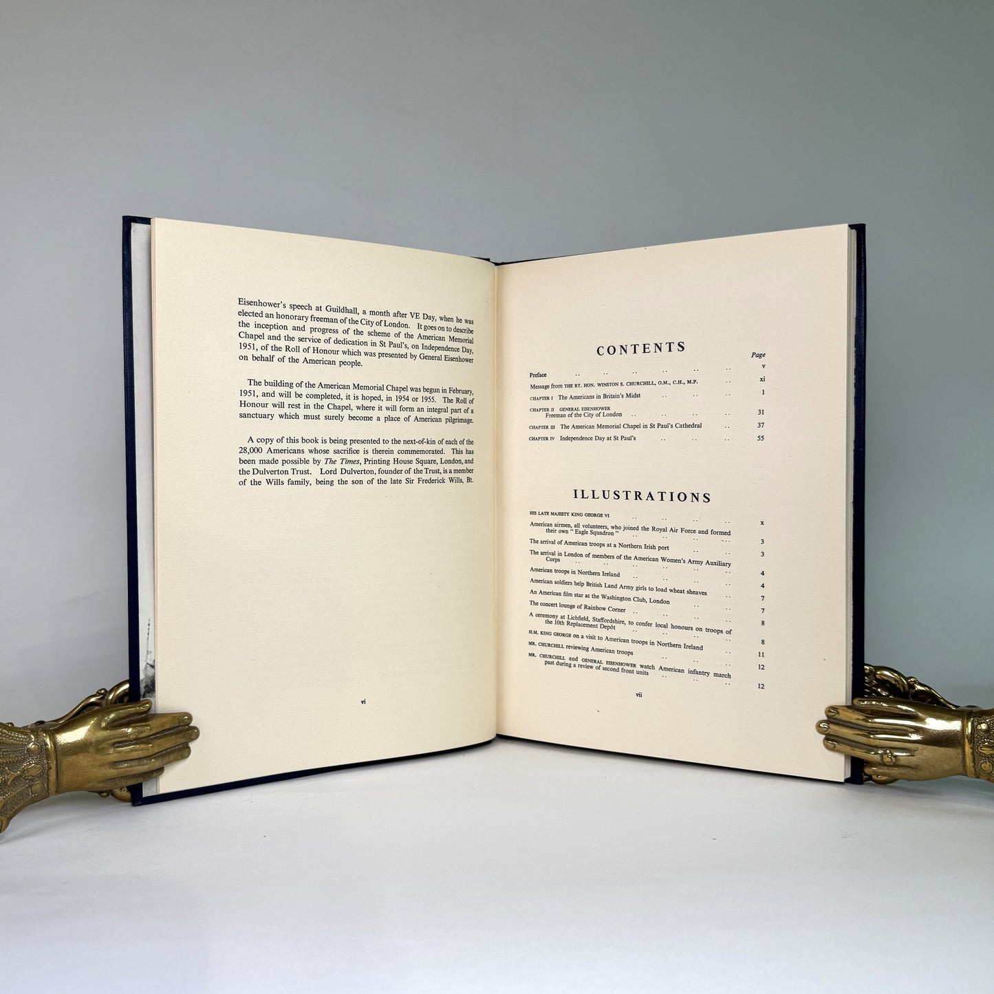 Britain’s Homage to 28,000 American Dead - Astor Presentation to Air Marshal Lord Portal