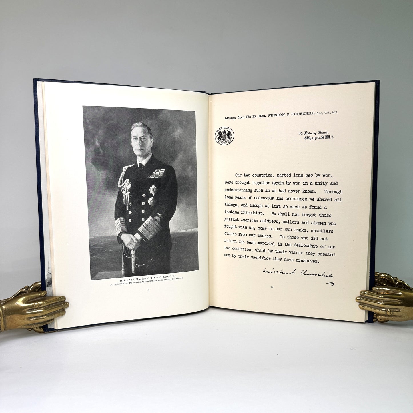 Britain’s Homage to 28,000 American Dead - Astor Presentation to Air Marshal Lord Portal
