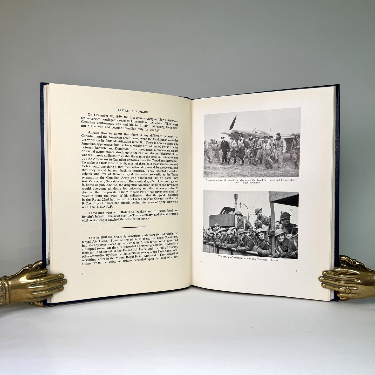 Britain’s Homage to 28,000 American Dead - Astor Presentation to Air Marshal Lord Portal