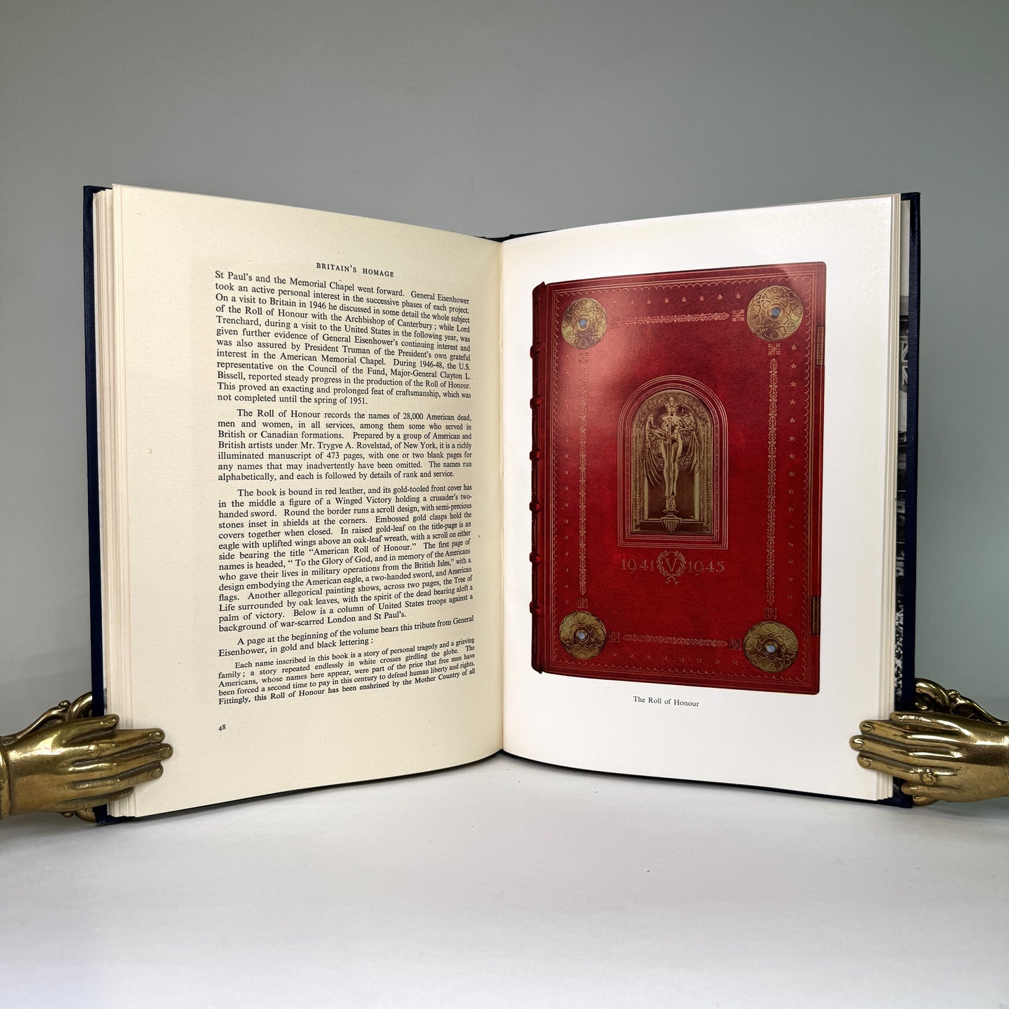 Britain’s Homage to 28,000 American Dead - Astor Presentation to Air Marshal Lord Portal
