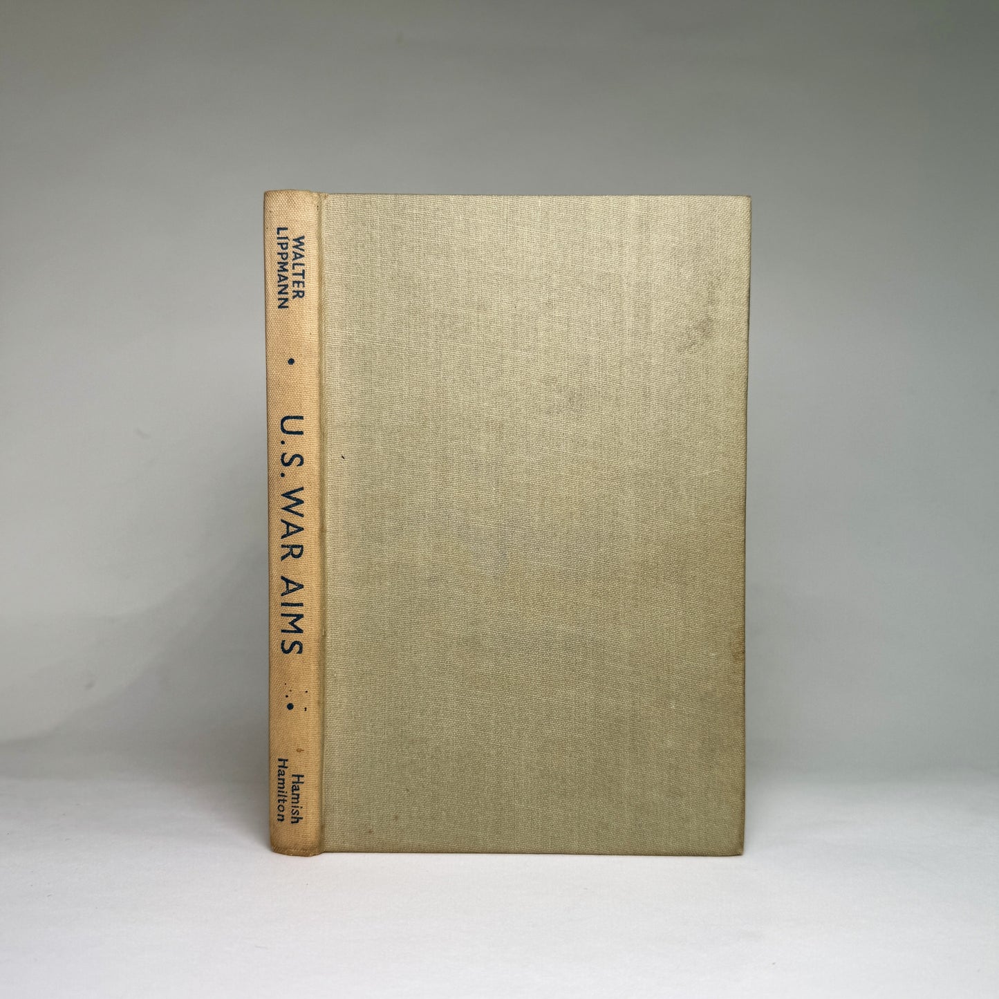 U.S. War Aims - Lippmann Presentation Copy to Air Chief Marshal Portal