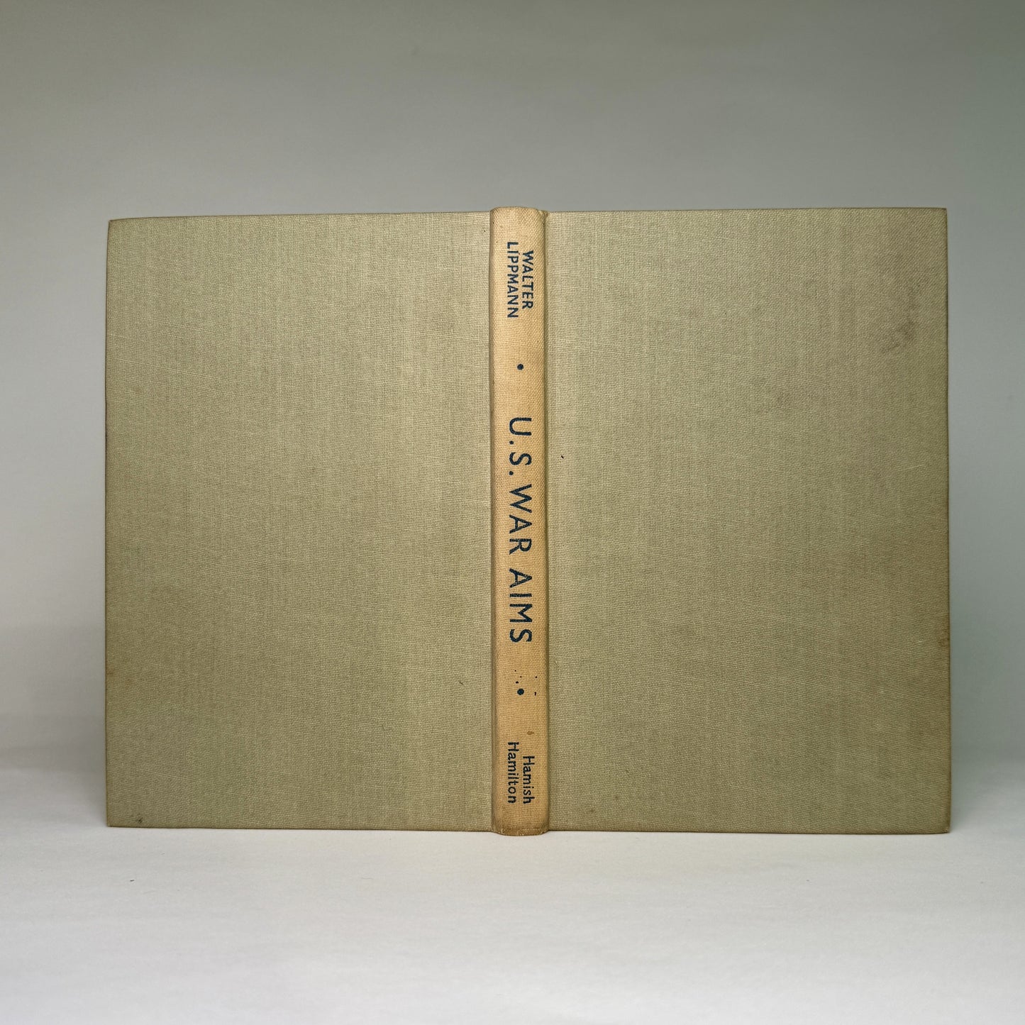 U.S. War Aims - Lippmann Presentation Copy to Air Chief Marshal Portal